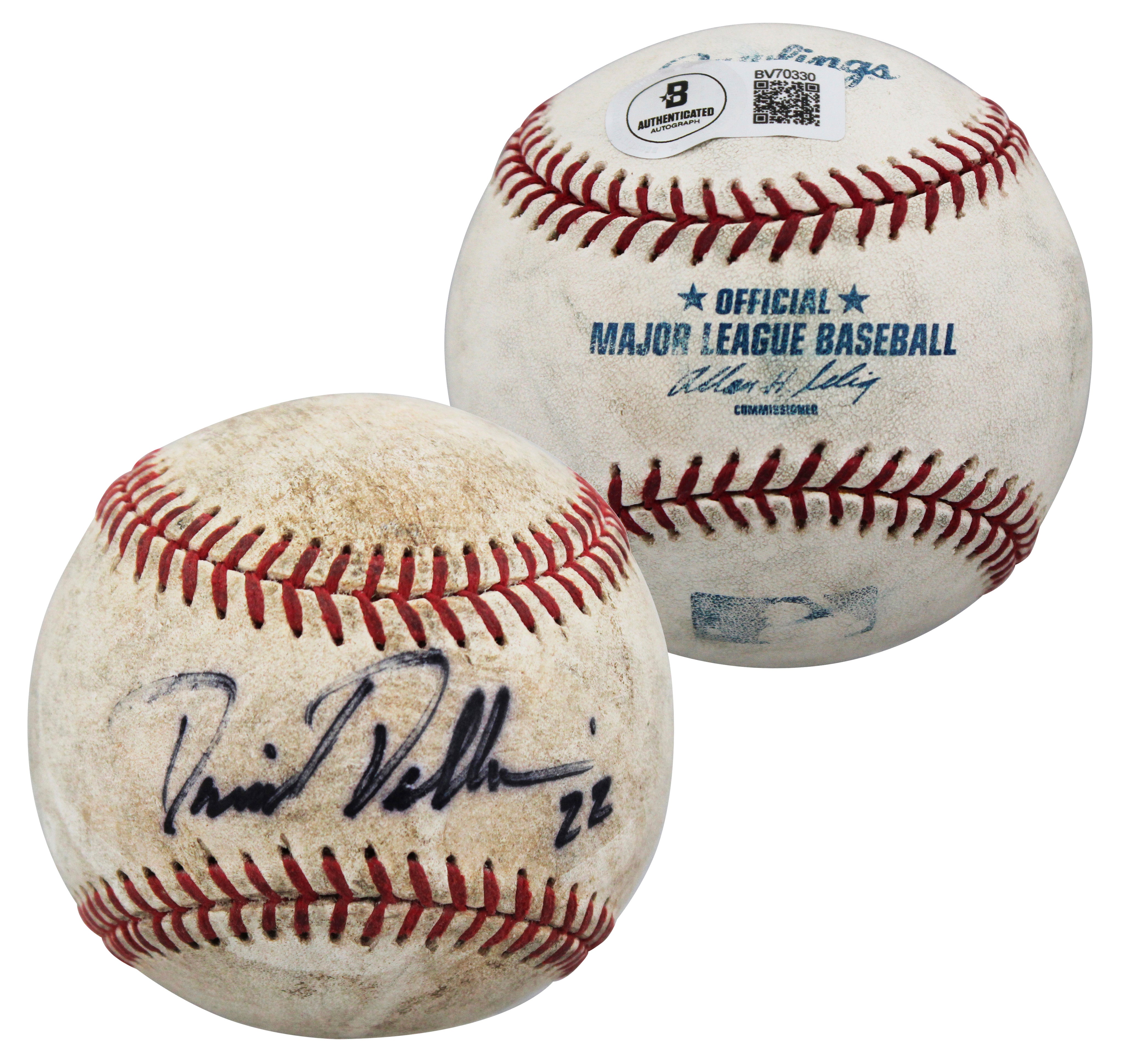 D-Backs David Dellucci Signed Game Used Cobb Fall League Baseball BAS #BV70329