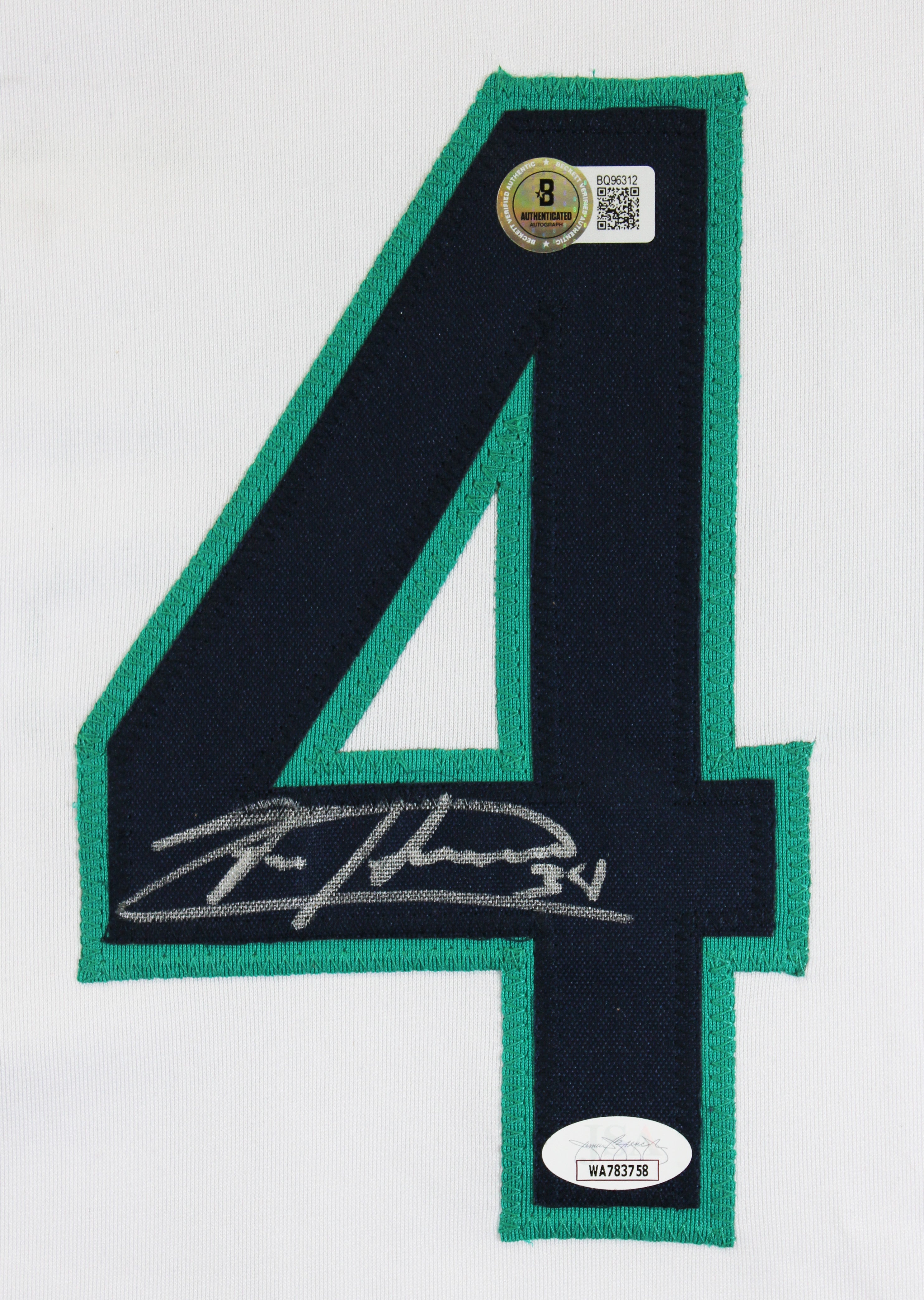 Felix Hernandez Authentic Signed White Pro Style Jersey Autographed BAS #BQ96312