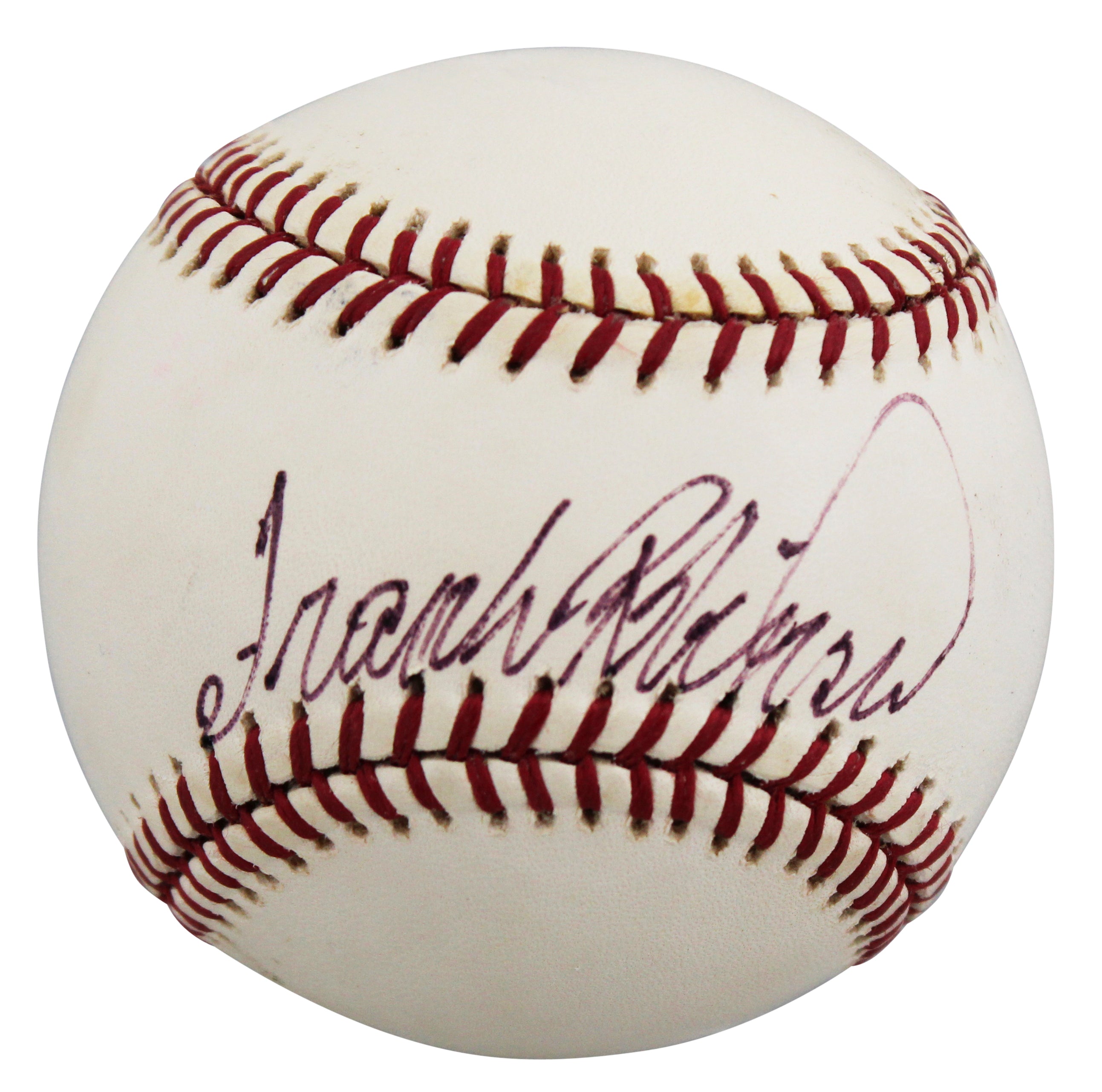 Reds Frank Robinson Authentic Signed Allen Selig OML Baseball BAS #BV70316