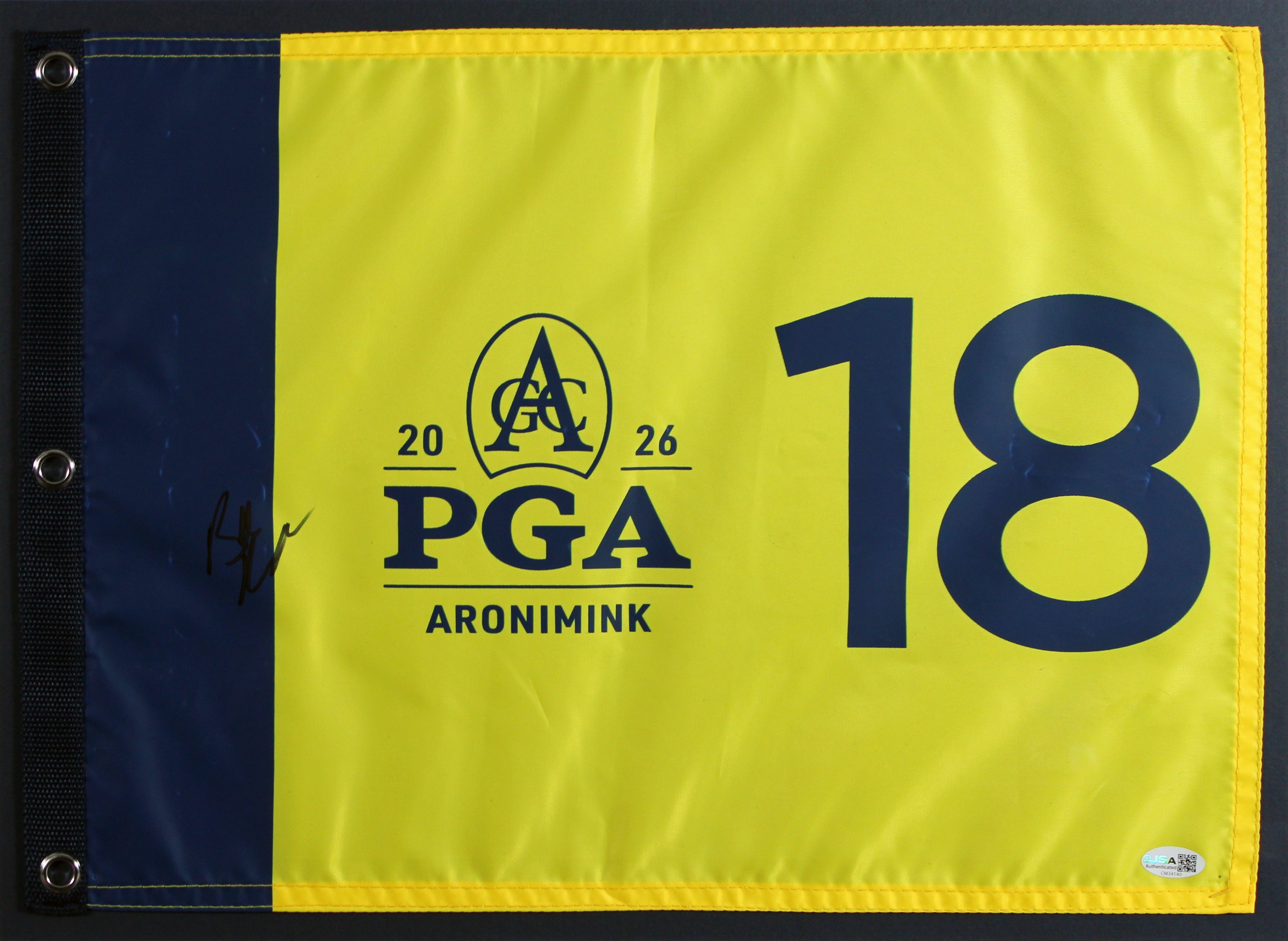 Brooks Koepka Signed & Framed 2026 PGA Championship Pin Flag JSA #CM34140