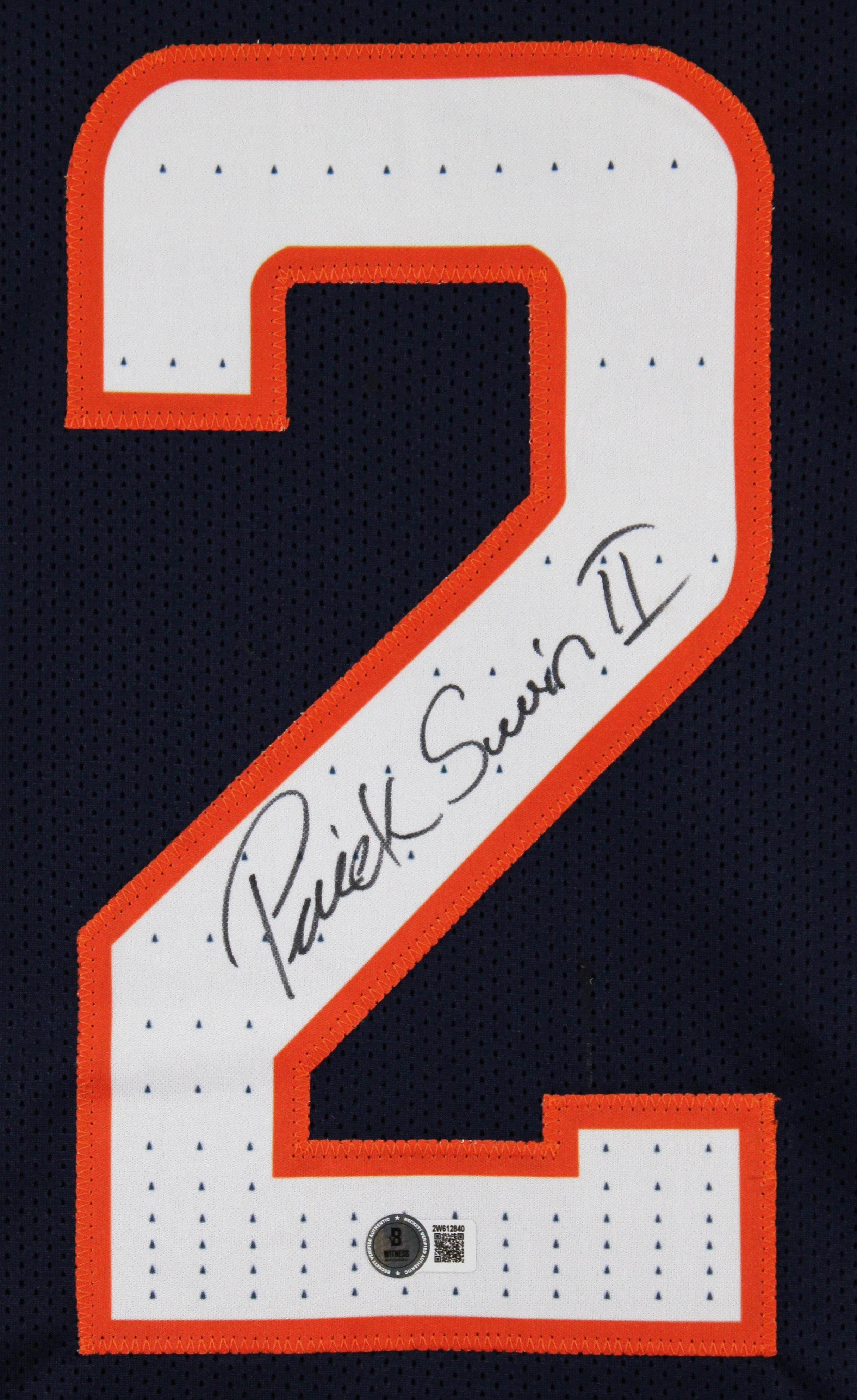 Patrick Surtain II Authentic Signed Navy Blue Pro Style Jersey BAS Witnessed