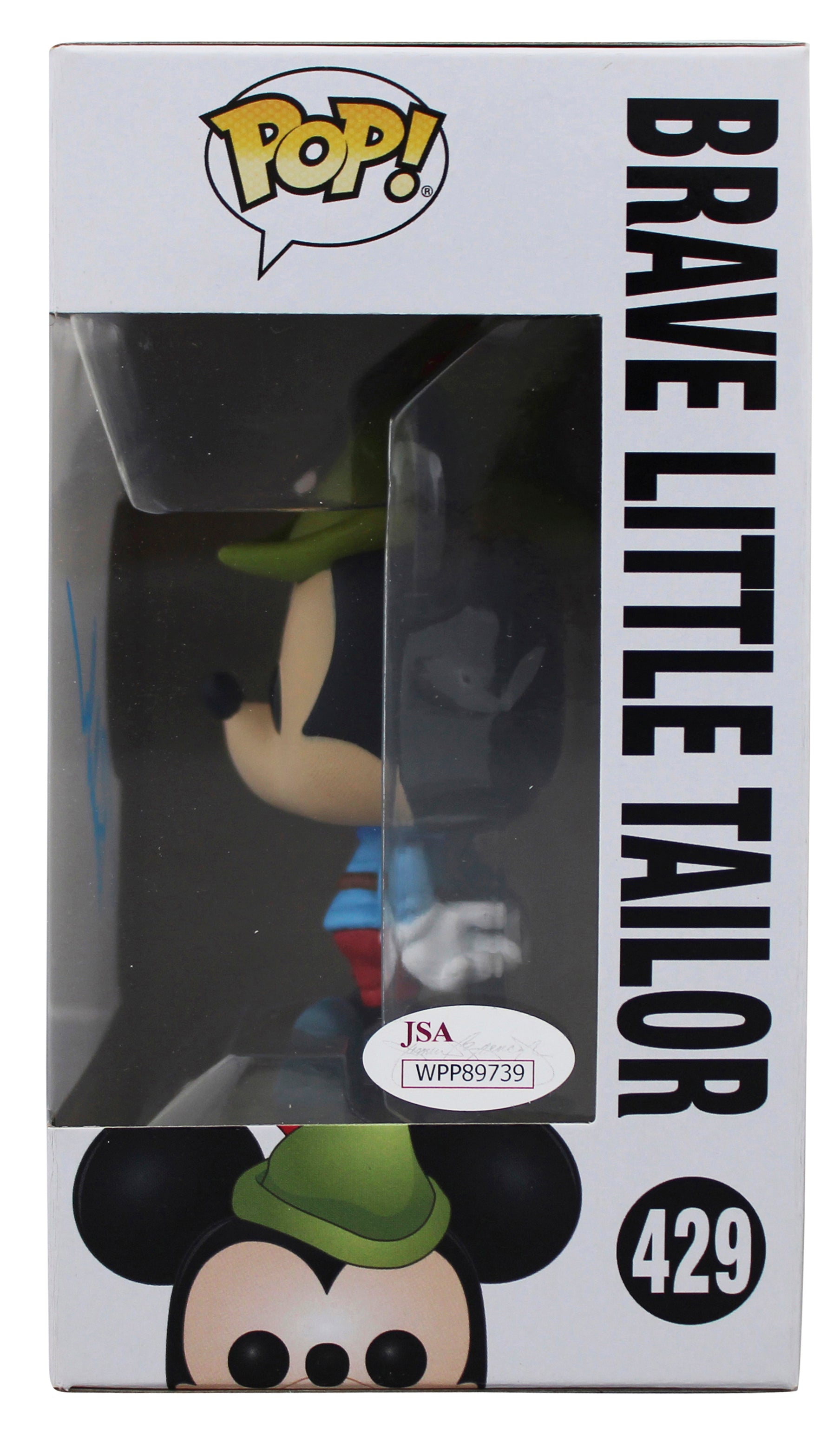 Bret Iwan Signed Brave Little Tailor #429 Funko Pop Vinyl Figure JSA W #WPP89739