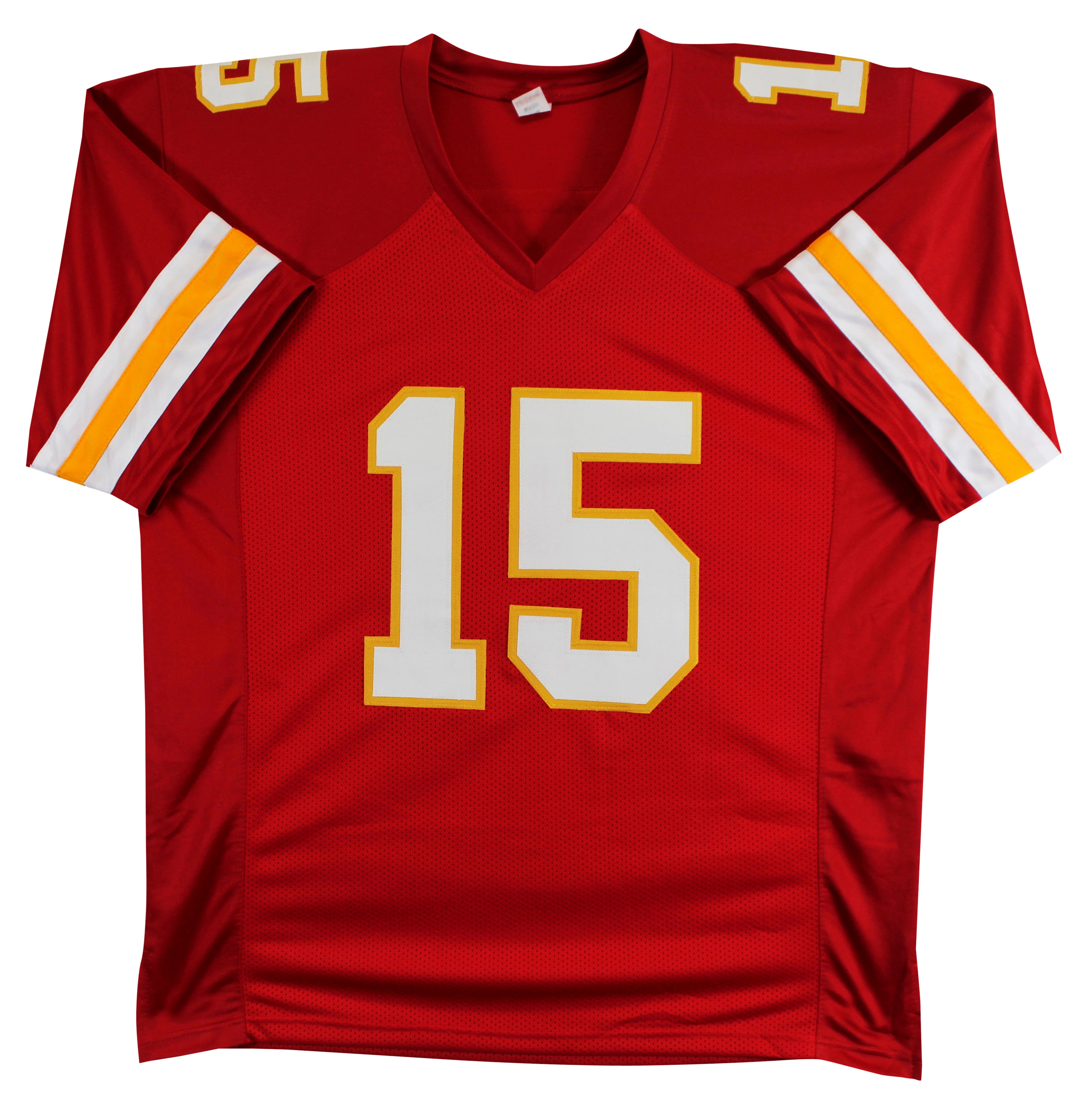 Patrick Mahomes Sr. "3x Inscribed" Signed Authentic Red Pro Style Jersey JSA