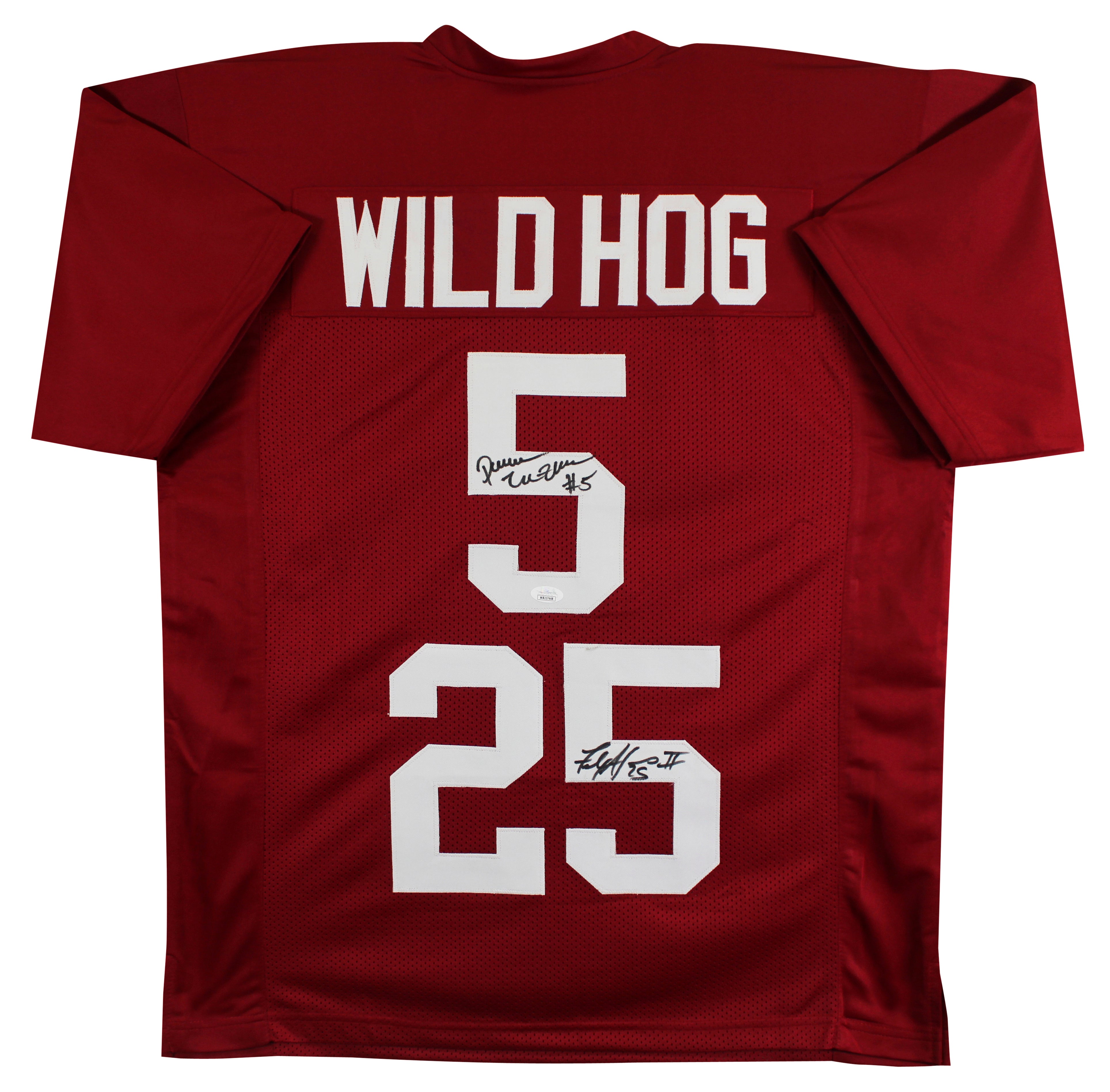 Felix Jones & Darren McFadden Signed Wild Hog Maroon Pro Style Jersey JSA