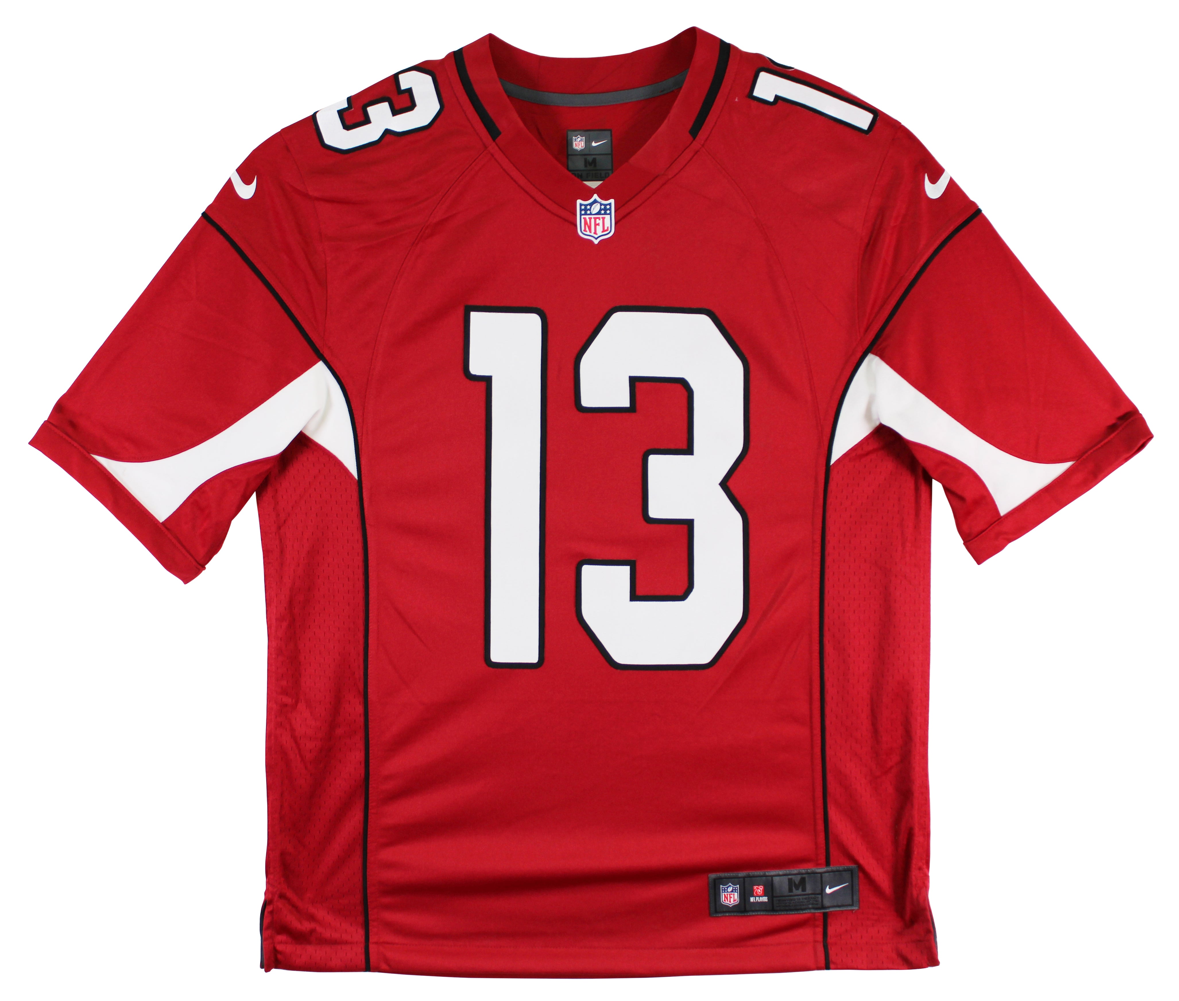 Cardinals Kurt Warner Signed Red Nike Game Jersey w/ Black Sig BAS Witnessed