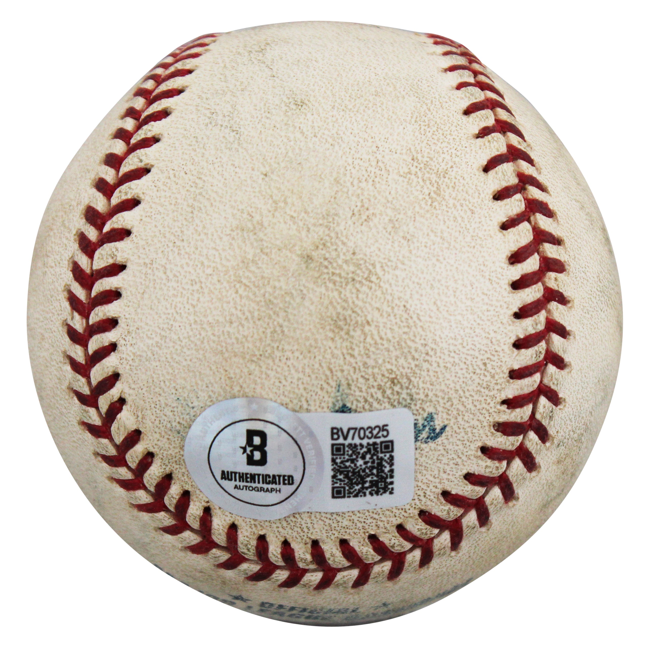 Giants Jack Clark Authentic Signed Game Used Selig OML Baseball BAS #BV70325
