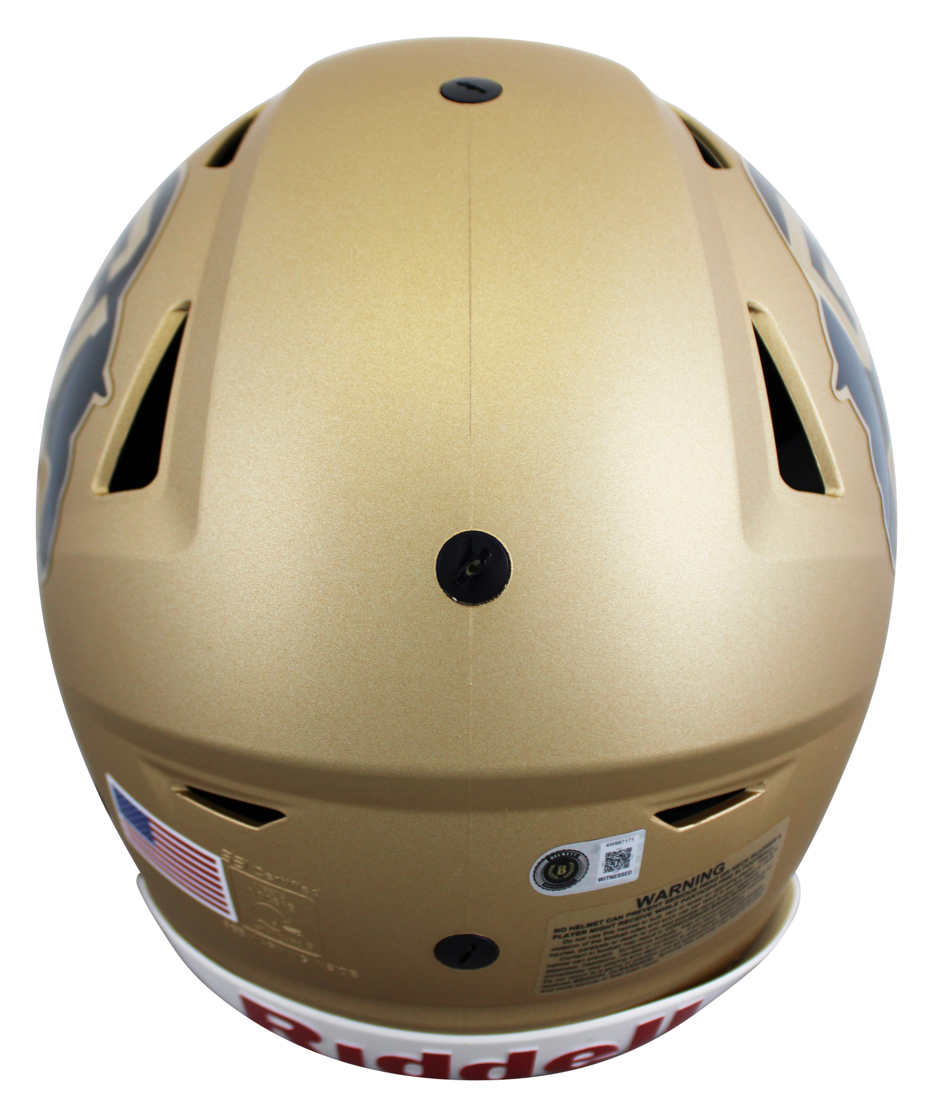 Colorado Travis Hunter Authentic Signed Speed Flex Full Size Helmet BAS Witness
