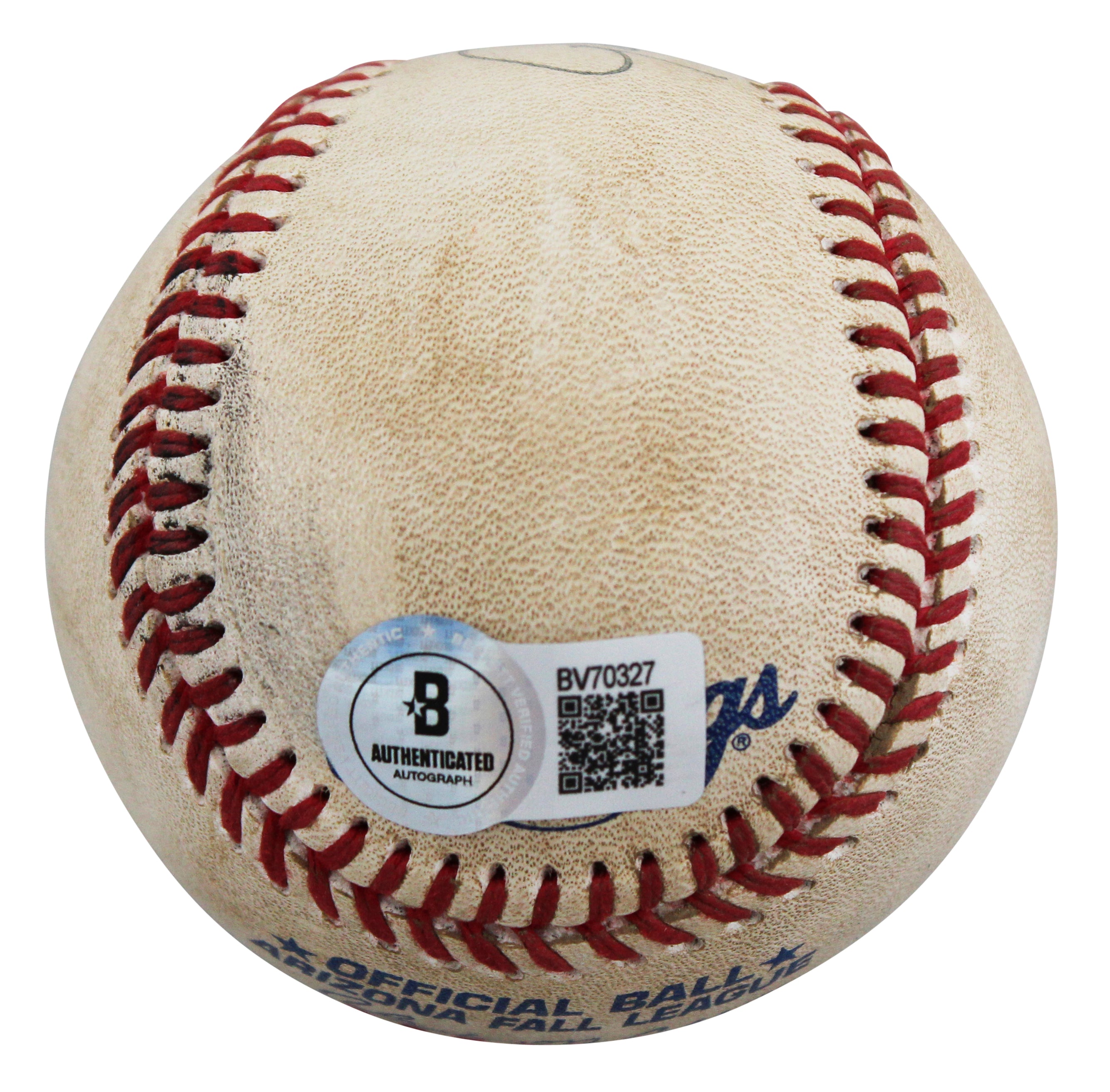 Athletics Rollie Fingers Signed Game Used Cobb Fall League Baseball BAS #BV70327