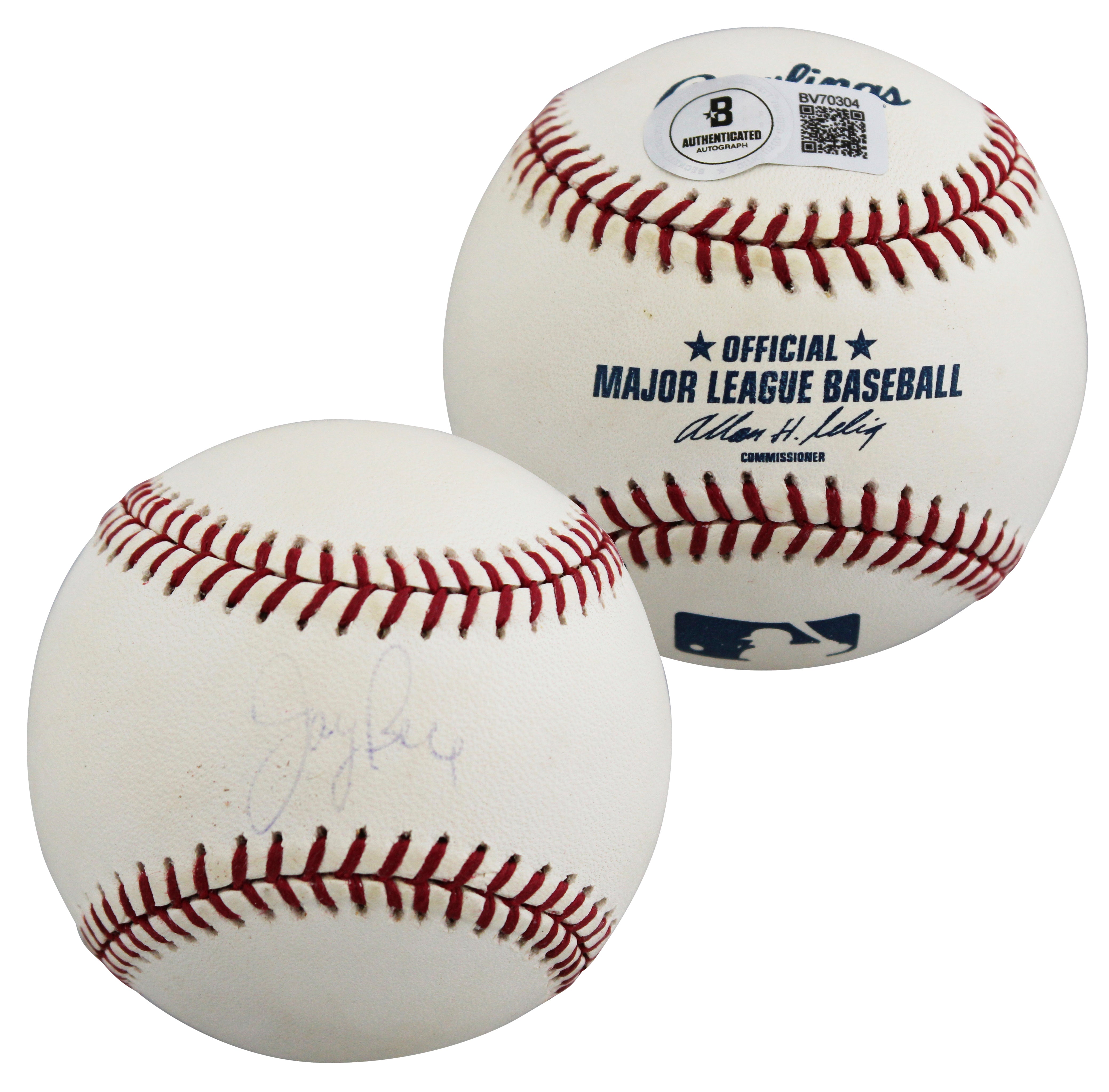 D-Backs Jay Bell Authentic Signed Allen Selig OML Baseball BAS #BV70304