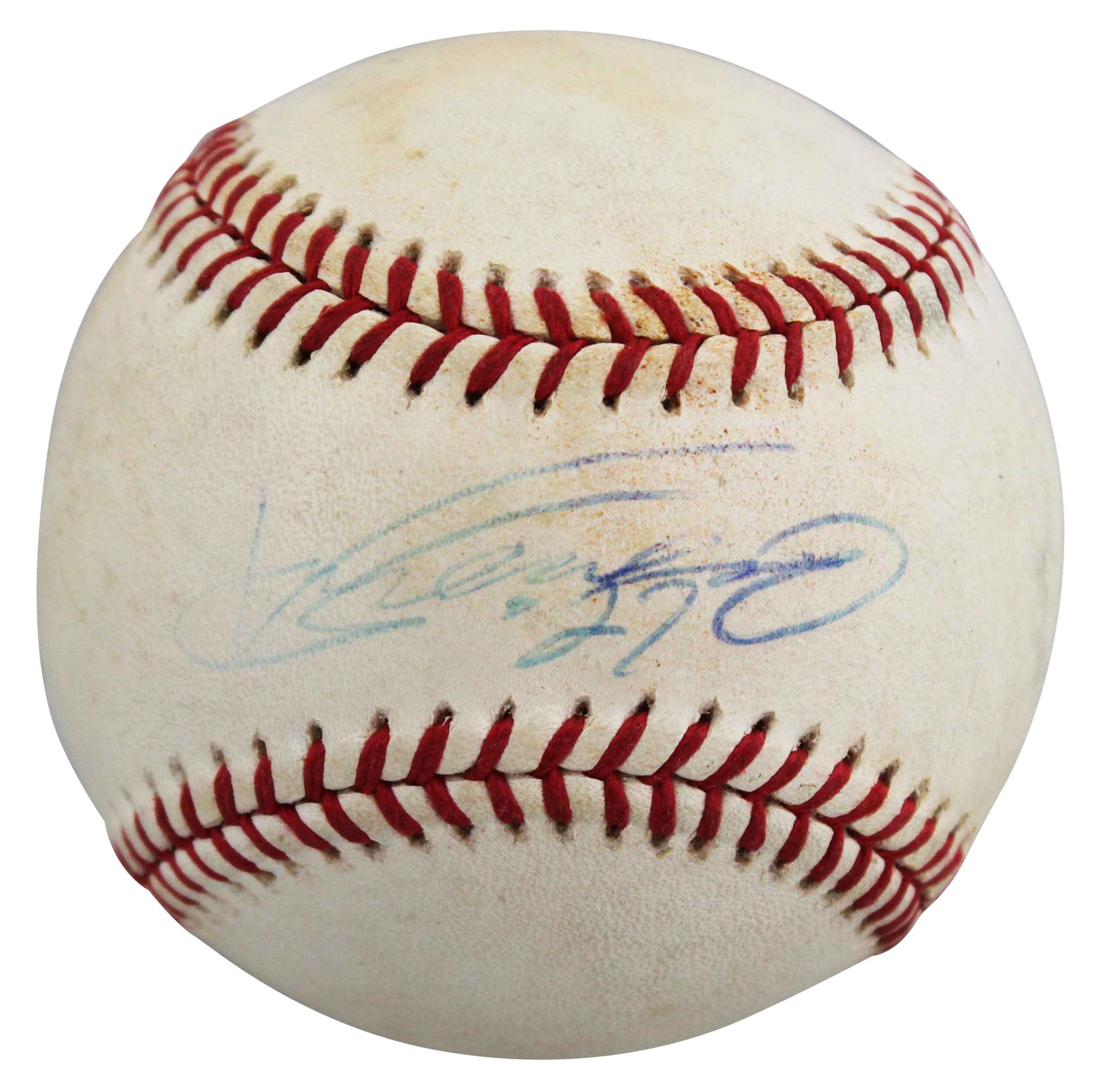 Angels Vladimir Guerrero Authentic Signed Game Used Selig Baseball BAS #BV70305
