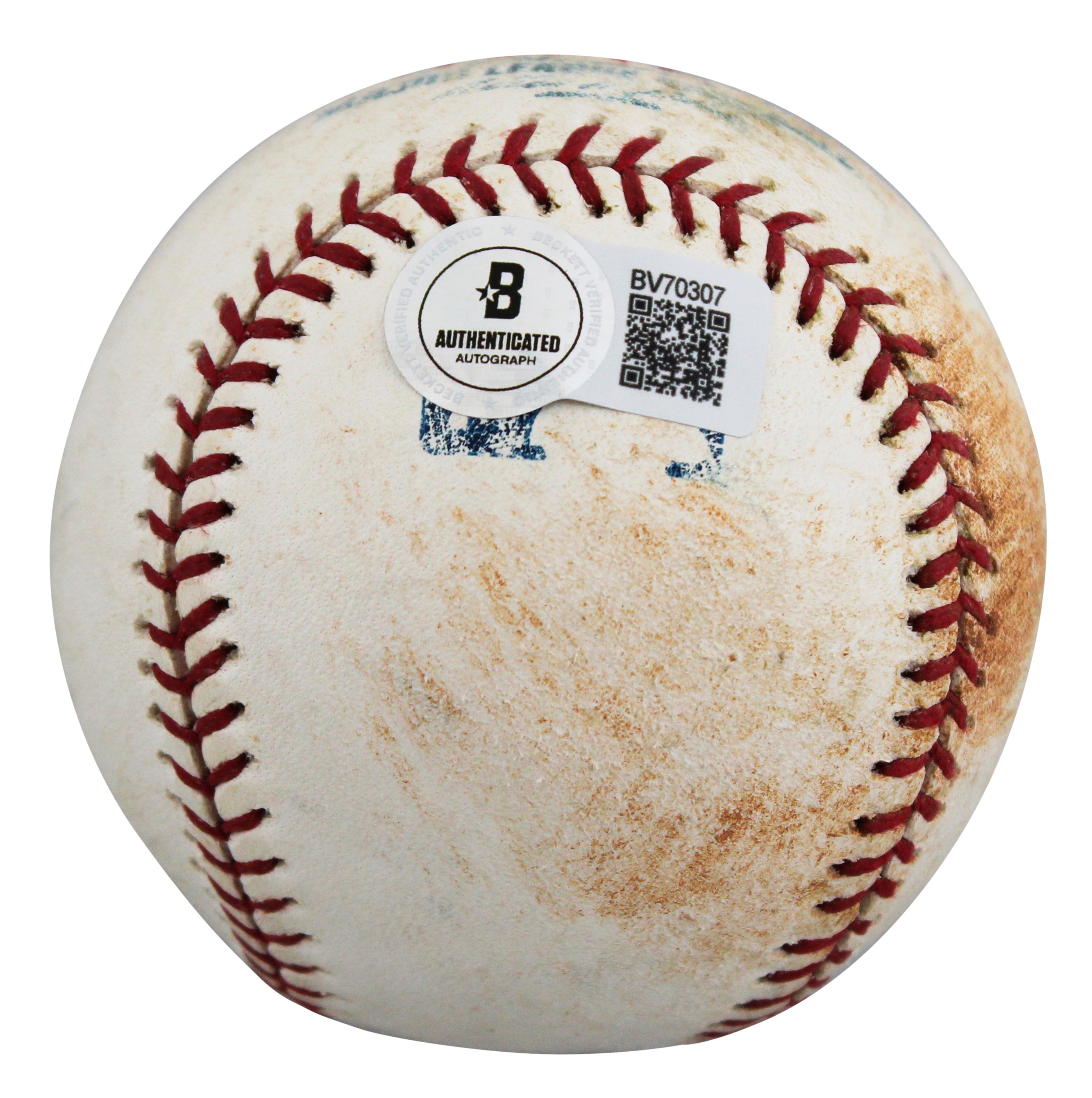Twins Torii Hunter Authentic Signed Game Used Selig OML Baseball BAS #BV70307