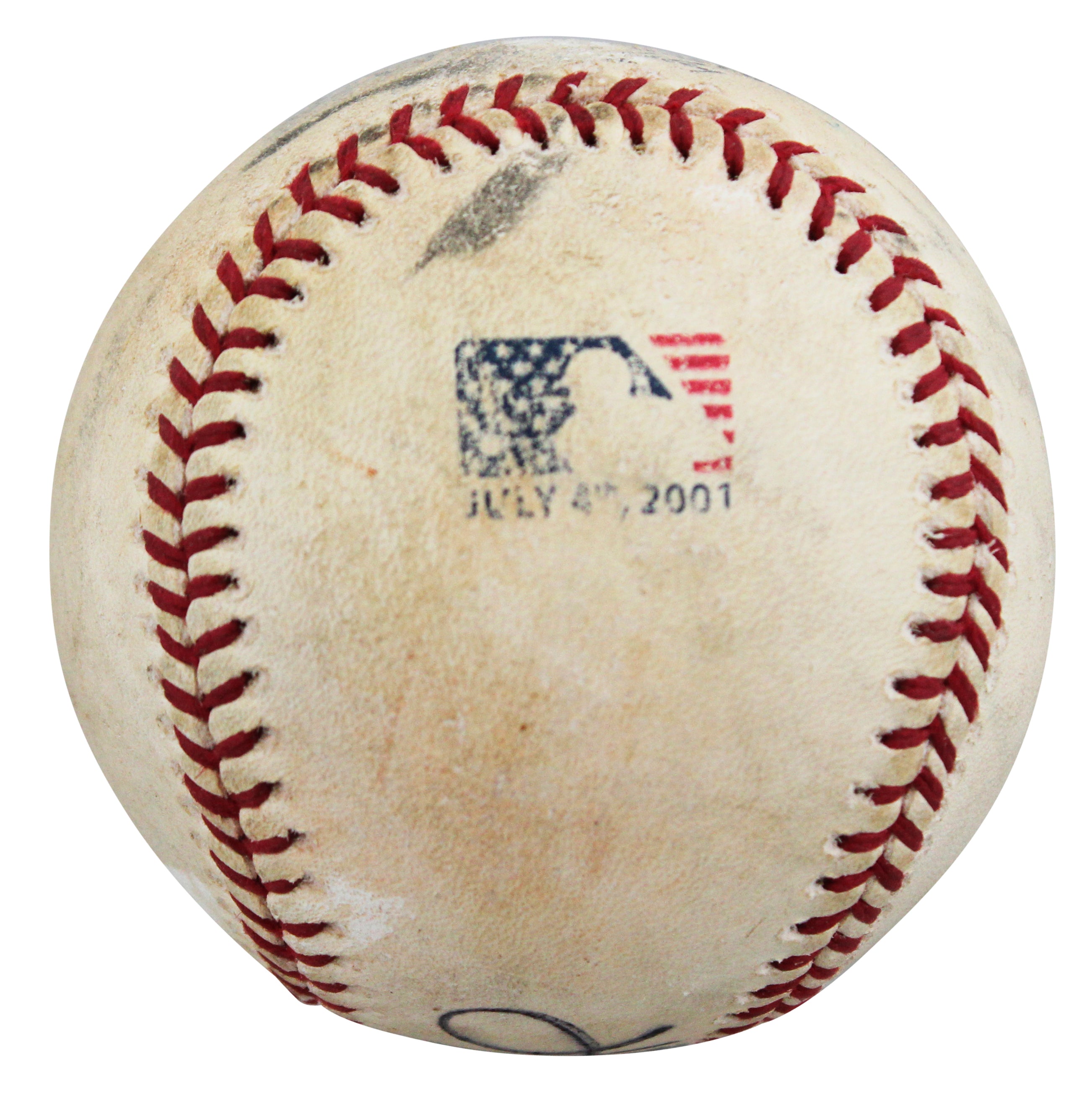 Rangers Hank Blalock Authentic Signed Game Used Selig OML Baseball BAS #BV70308