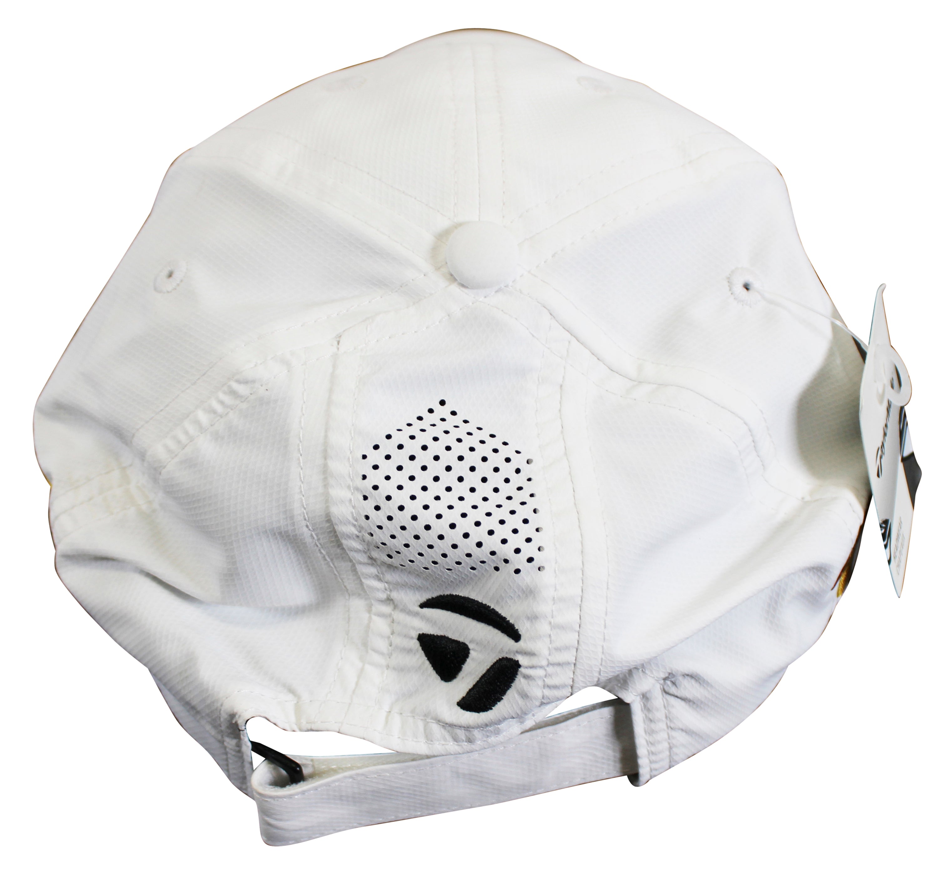 Dustin Johnson Authentic Signed White TaylorMade Hat Autographed BAS #B43622