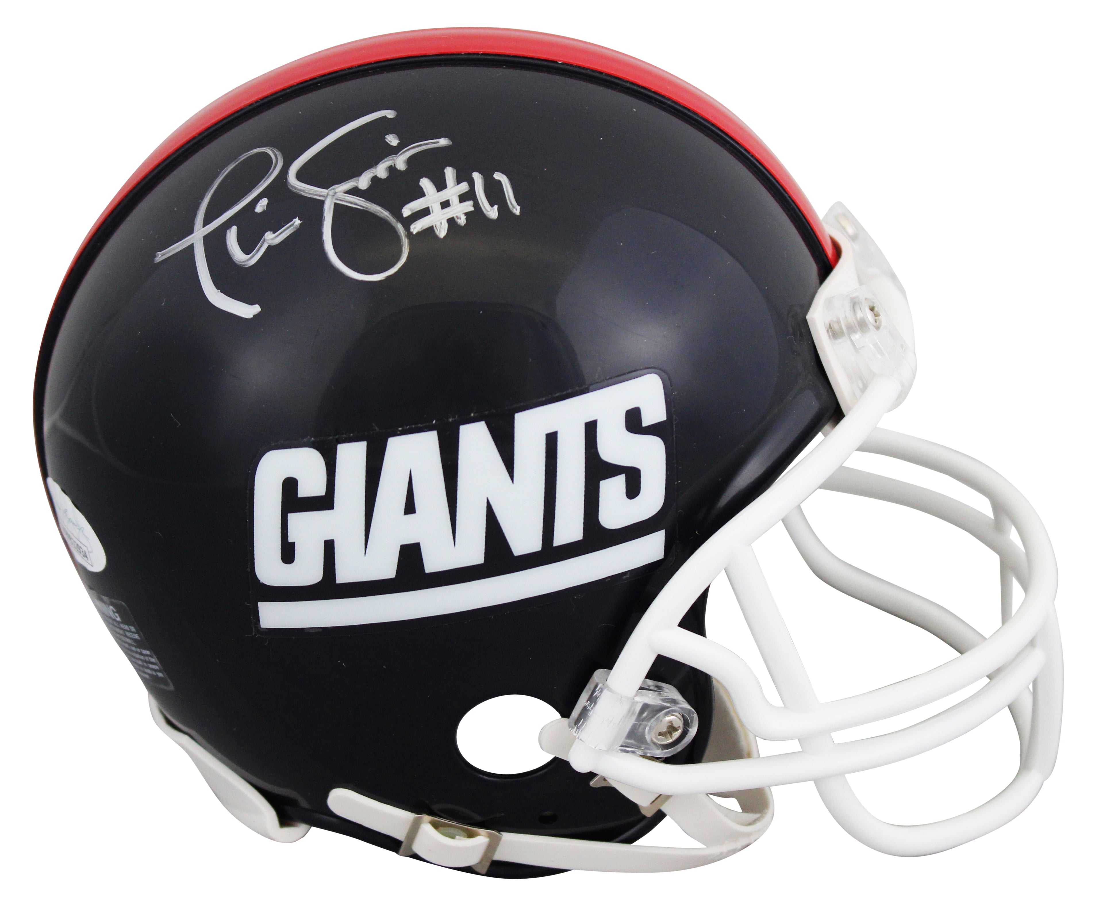Giants Phil Simms Authentic Signed VSR4 Rep Mini Helmet JSA #WPP822934