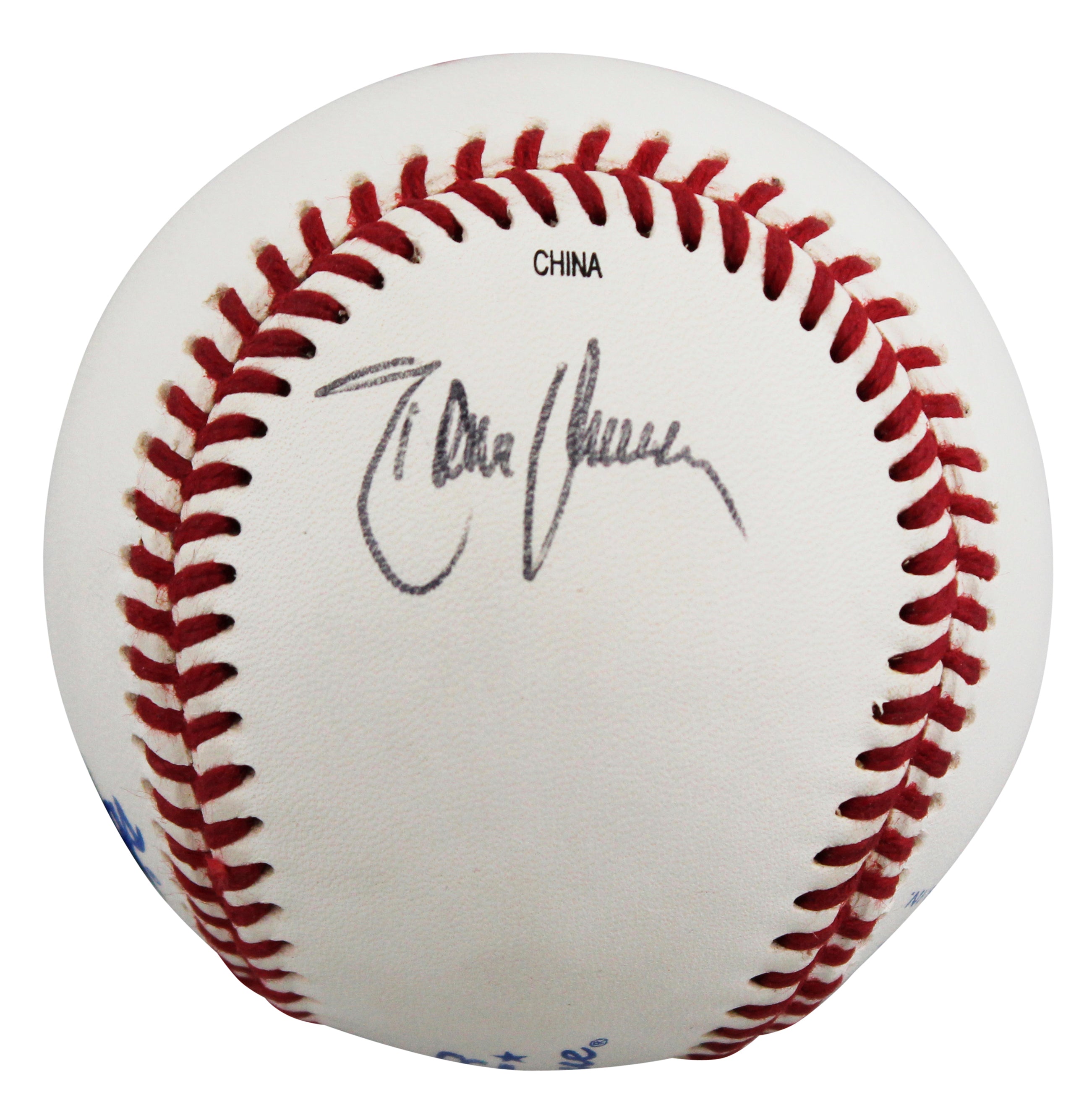 D-Backs Randy Johnson Signed Rawlings Senior Little League Baseball BAS #BV70311
