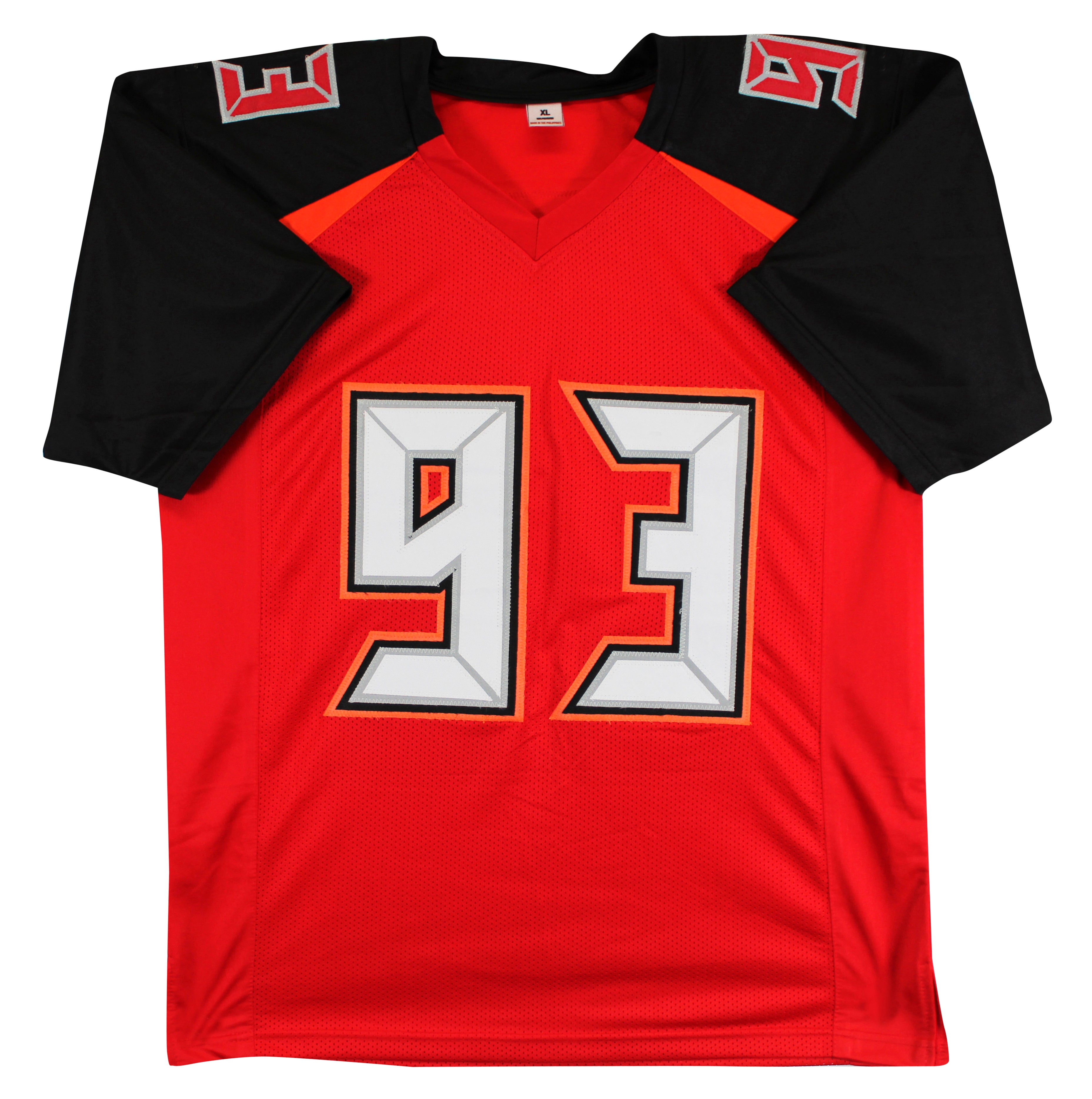 Ndamukong Suh Authentic Signed Red Pro Style Jersey Autographed BAS Witnessed