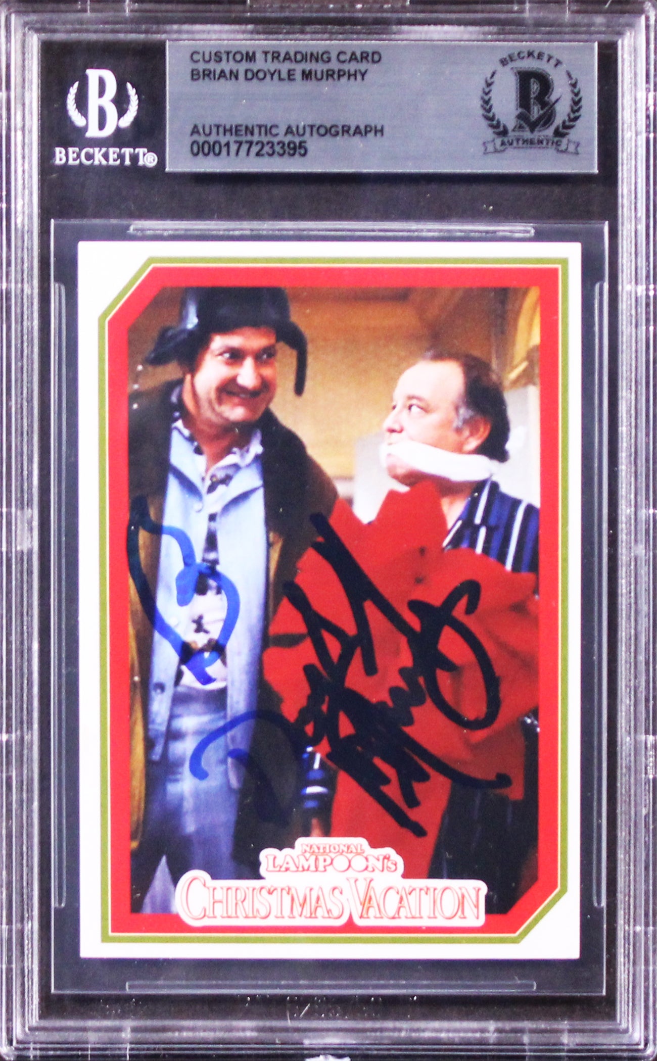 Brian Doyle Murphy Christmas Vacation Signed Custom Trading Card BAS Slabbed