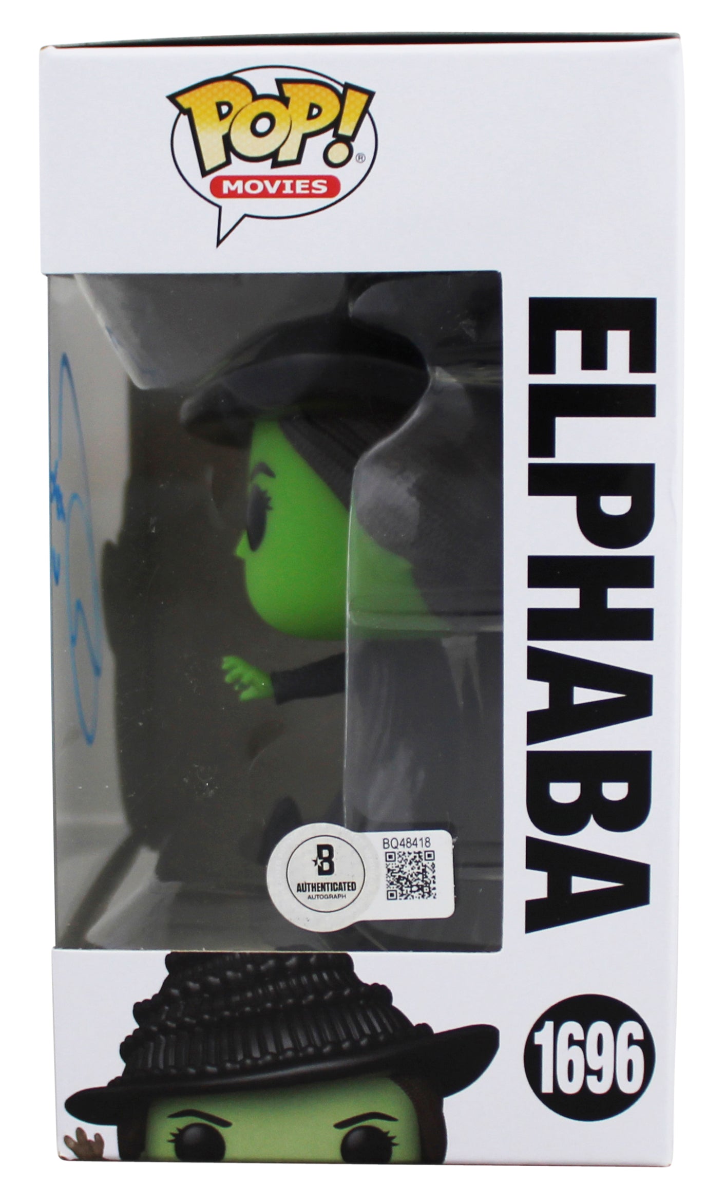 Cynthia Erivo Wicked Signed Elphaba #1696 Funko Pop Vinyl Figure BAS #BQ48418