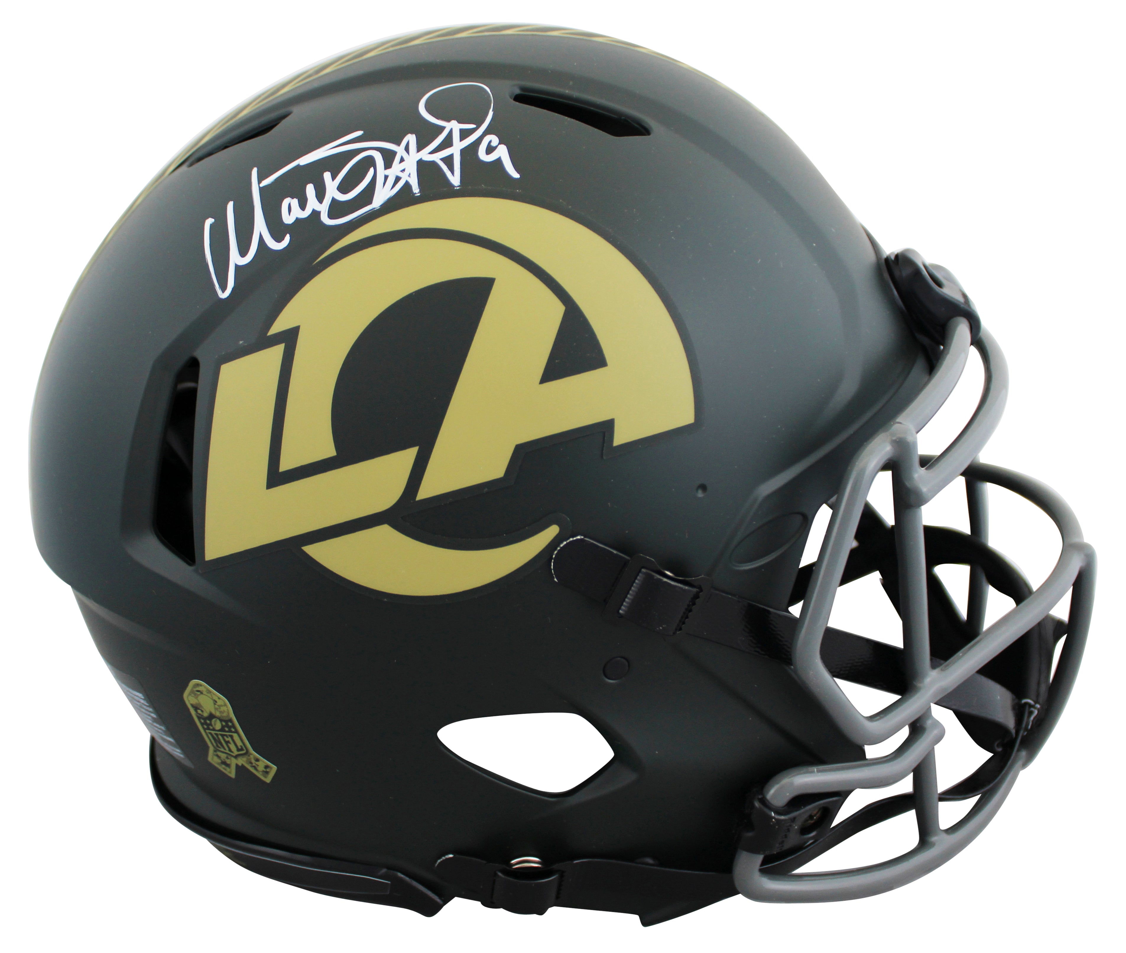 Rams Matthew Stafford Signed STS IV Full Size Speed Proline Helmet W/ Case BAS W