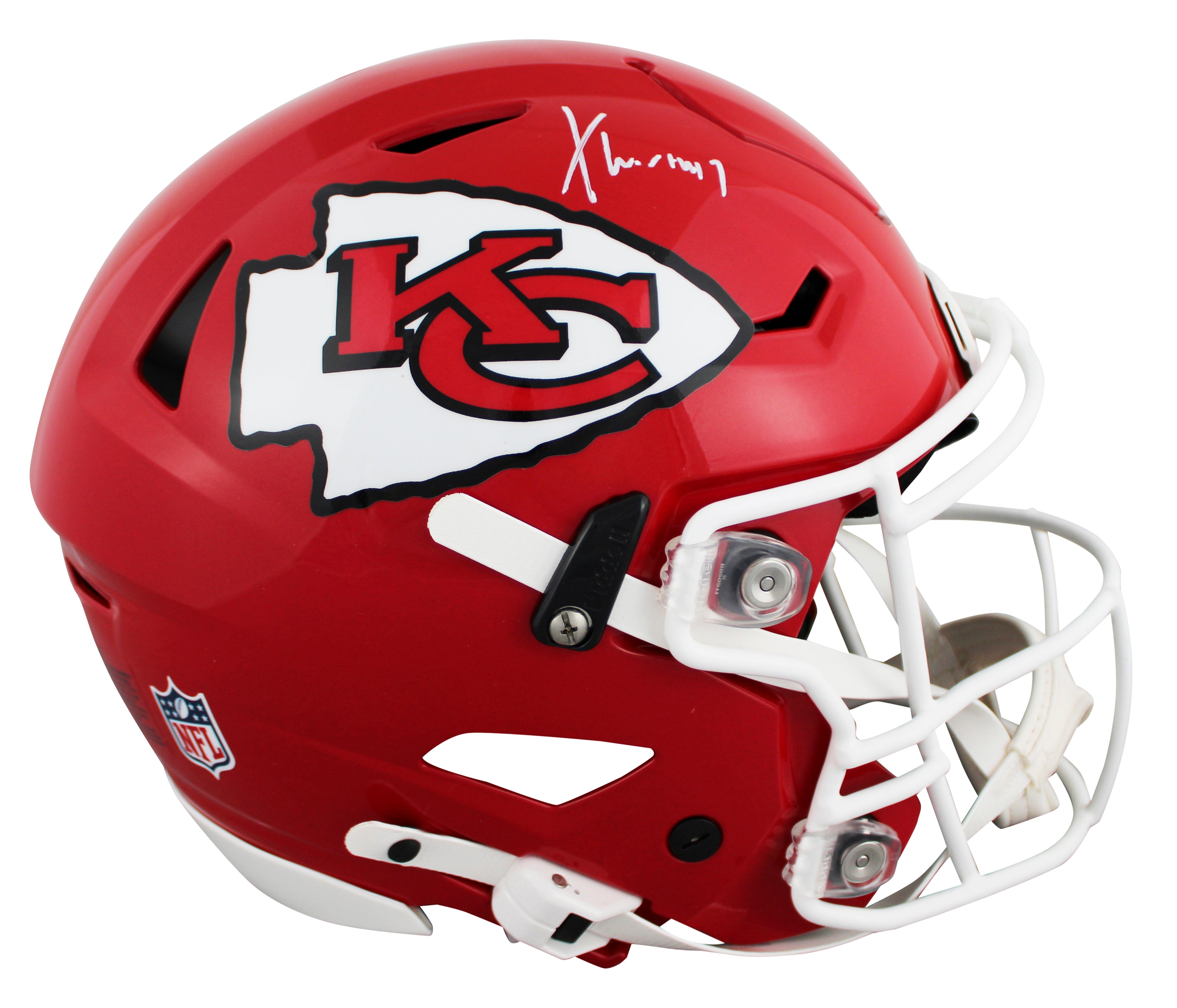 Chiefs Xavier Worthy Authentic Signed Speed Flex Full Size Helmet Fanatics