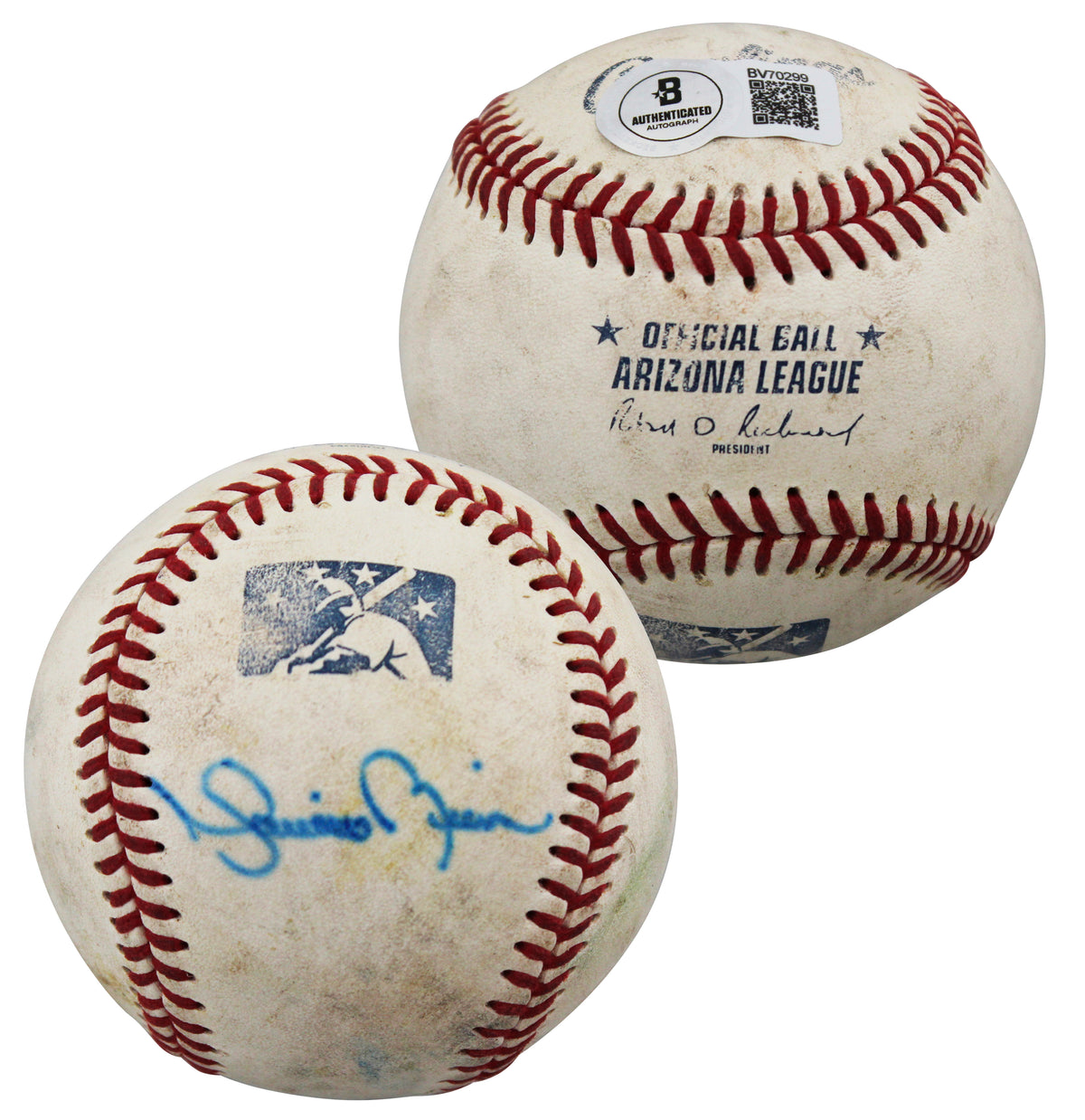 Yankees Mariano Rivera Signed Game Used Arizona League Baseball BAS #BV70299