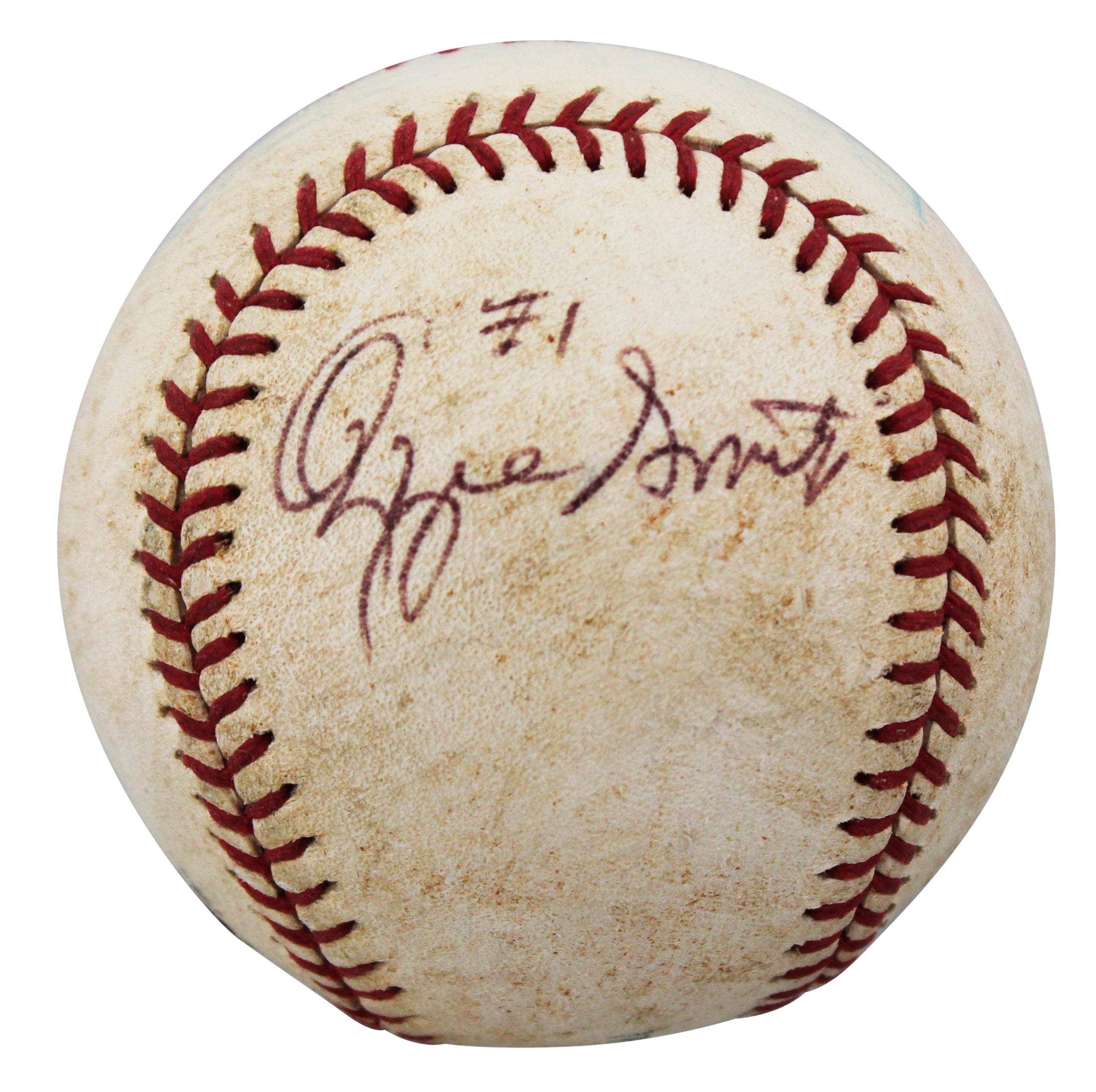 Cardinals Ozzie Smith Authentic Signed Allen Selig OML Baseball BAS #BV70300