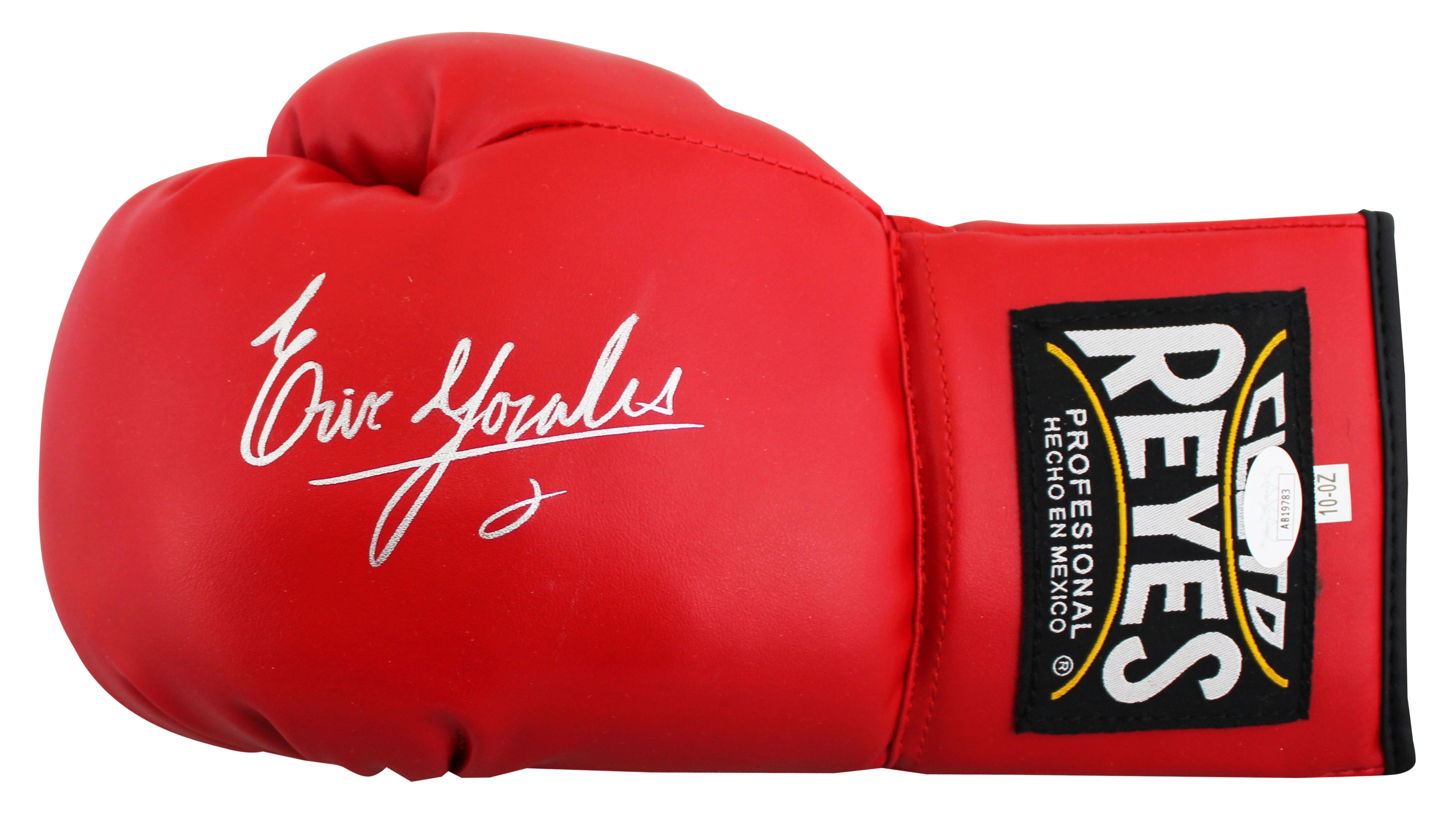 Erik Morales Signed Red Left Hand Cleto Reyes Boxing Glove JSA #AB19783