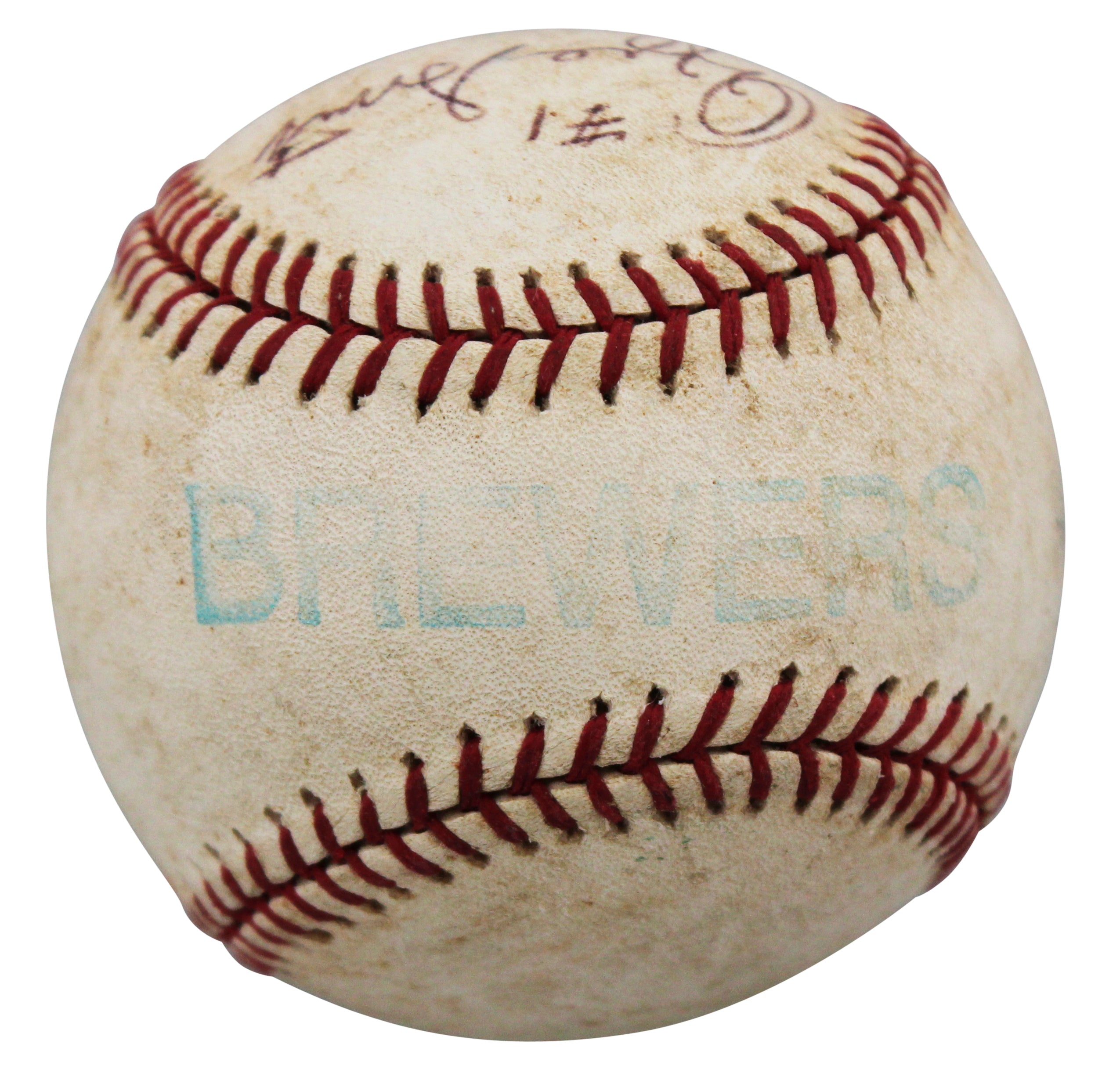 Cardinals Ozzie Smith Authentic Signed Allen Selig OML Baseball BAS #BV70300