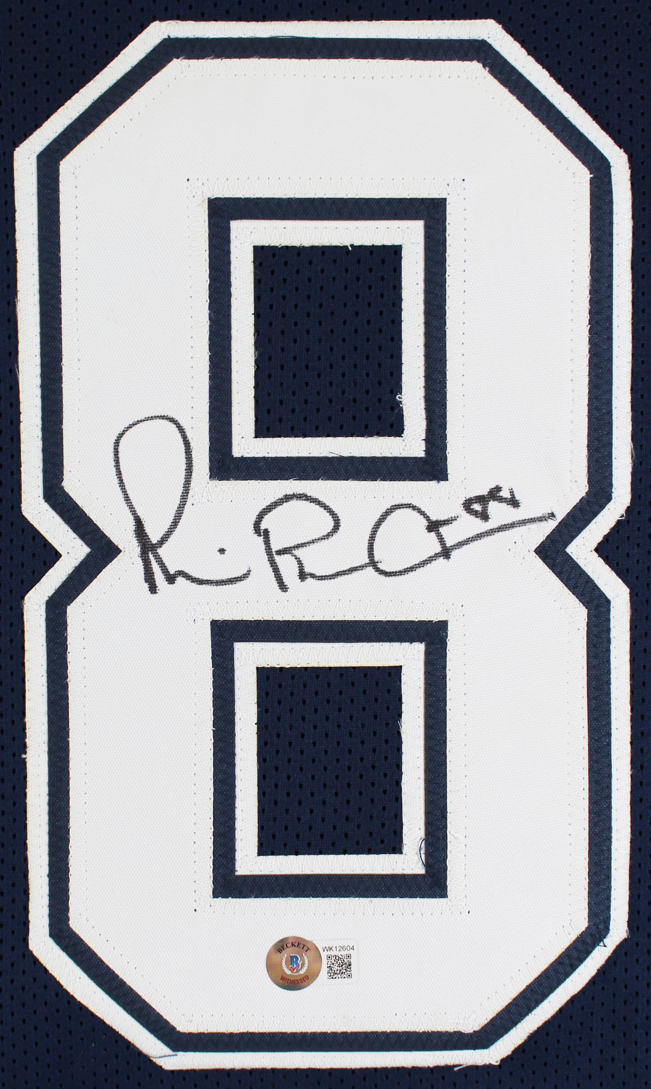 Michael Irvin Authentic Signed Navy Blue Pro Style Framed Jersey BAS Witnessed 2