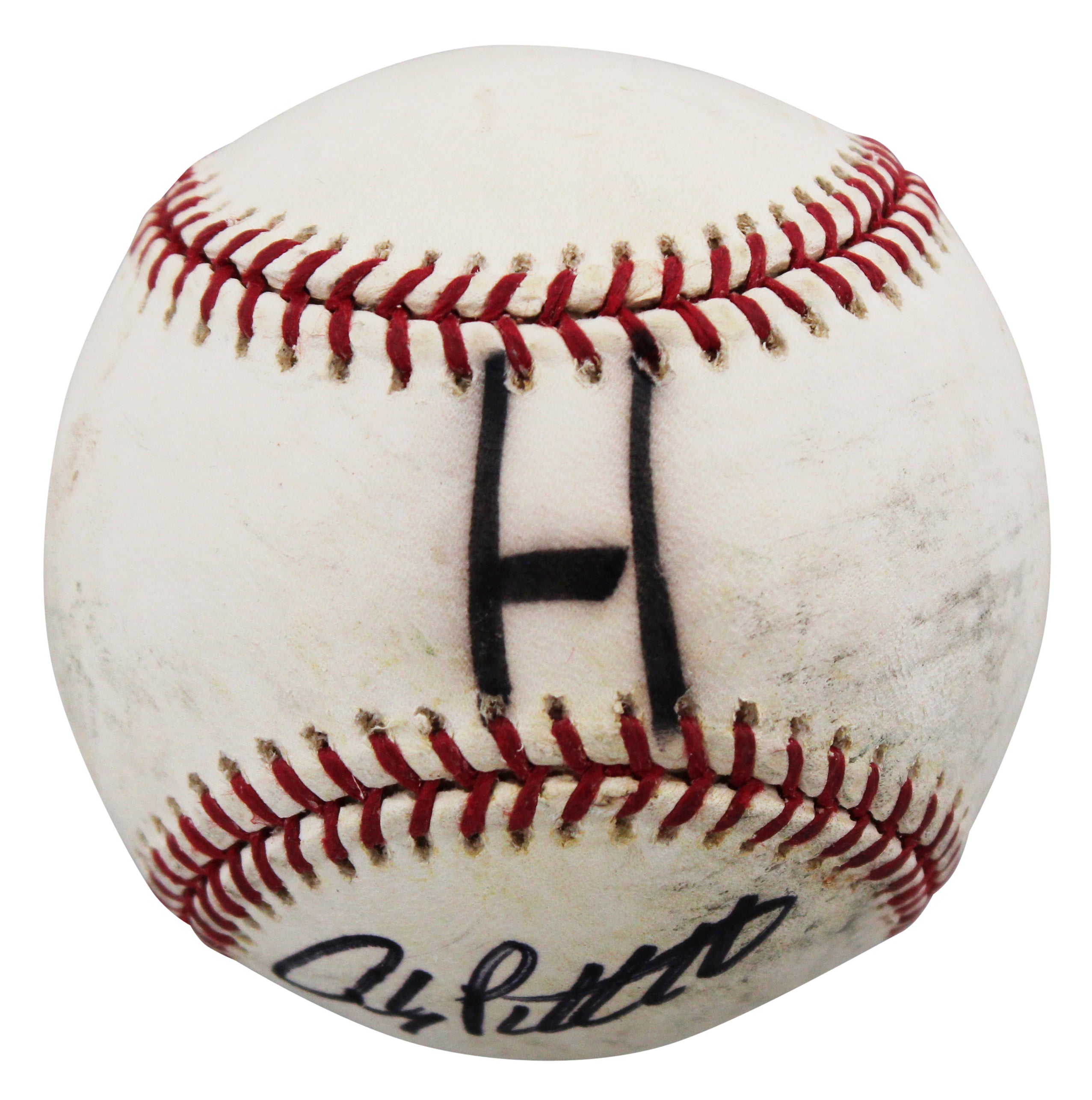 Yankees Andy Pettitte Authentic Signed Game Used Selig OML Baseball BAS #BV70303