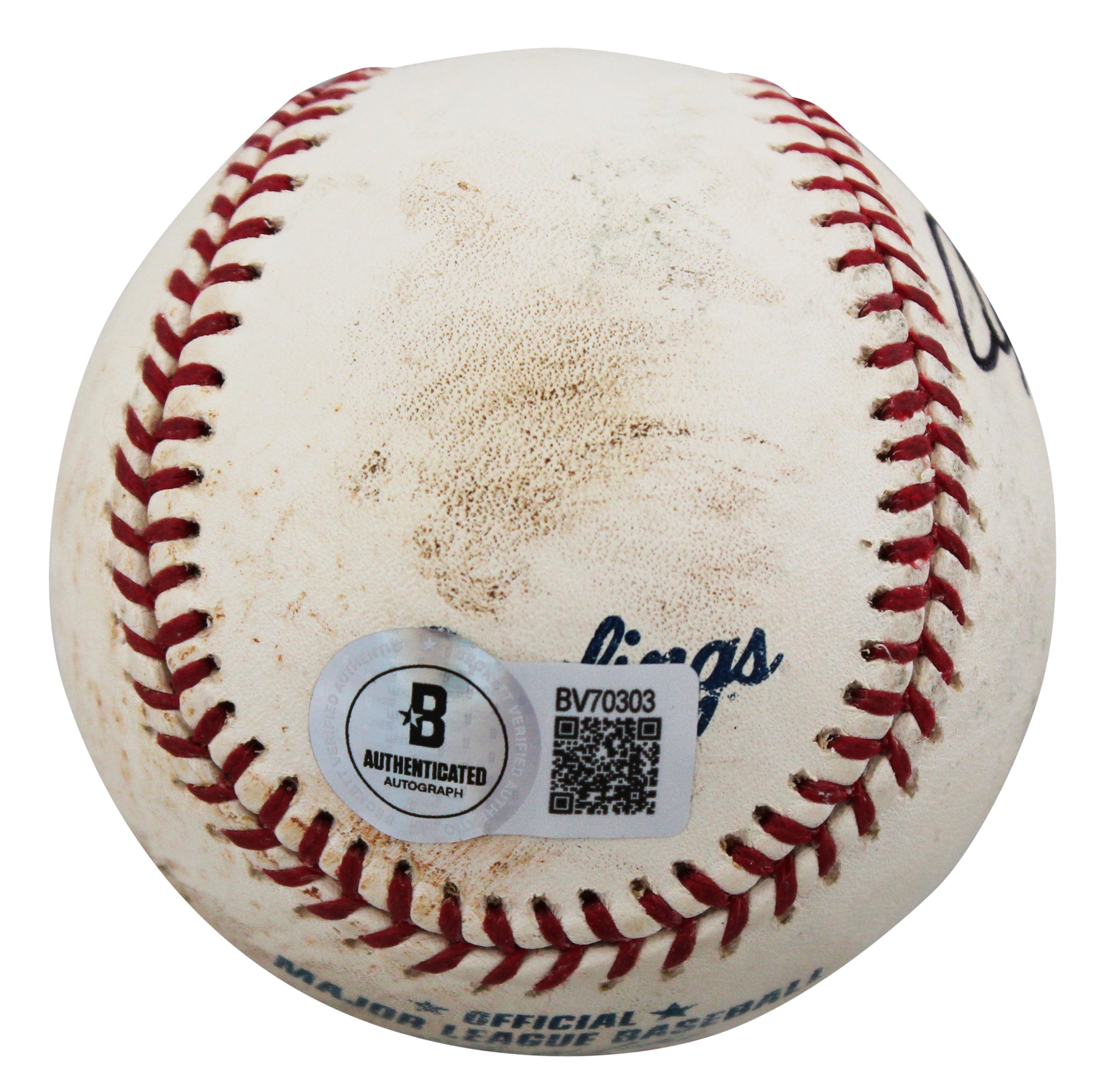 Yankees Andy Pettitte Authentic Signed Game Used Selig OML Baseball BAS #BV70303