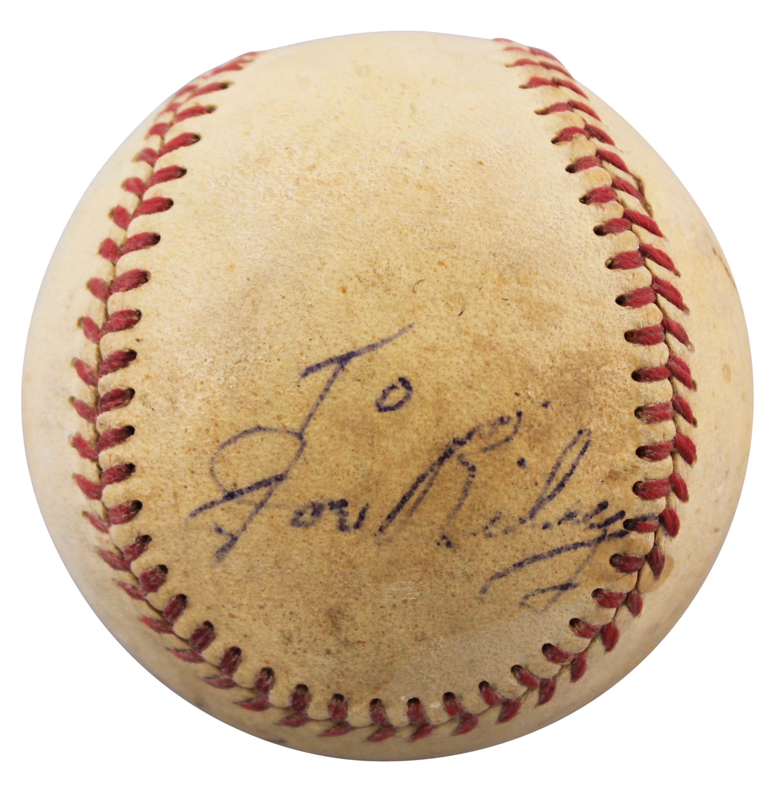 Red Sox Jimmie Foxx Authentic Signed Baseball Autographed JSA #ZZ21175