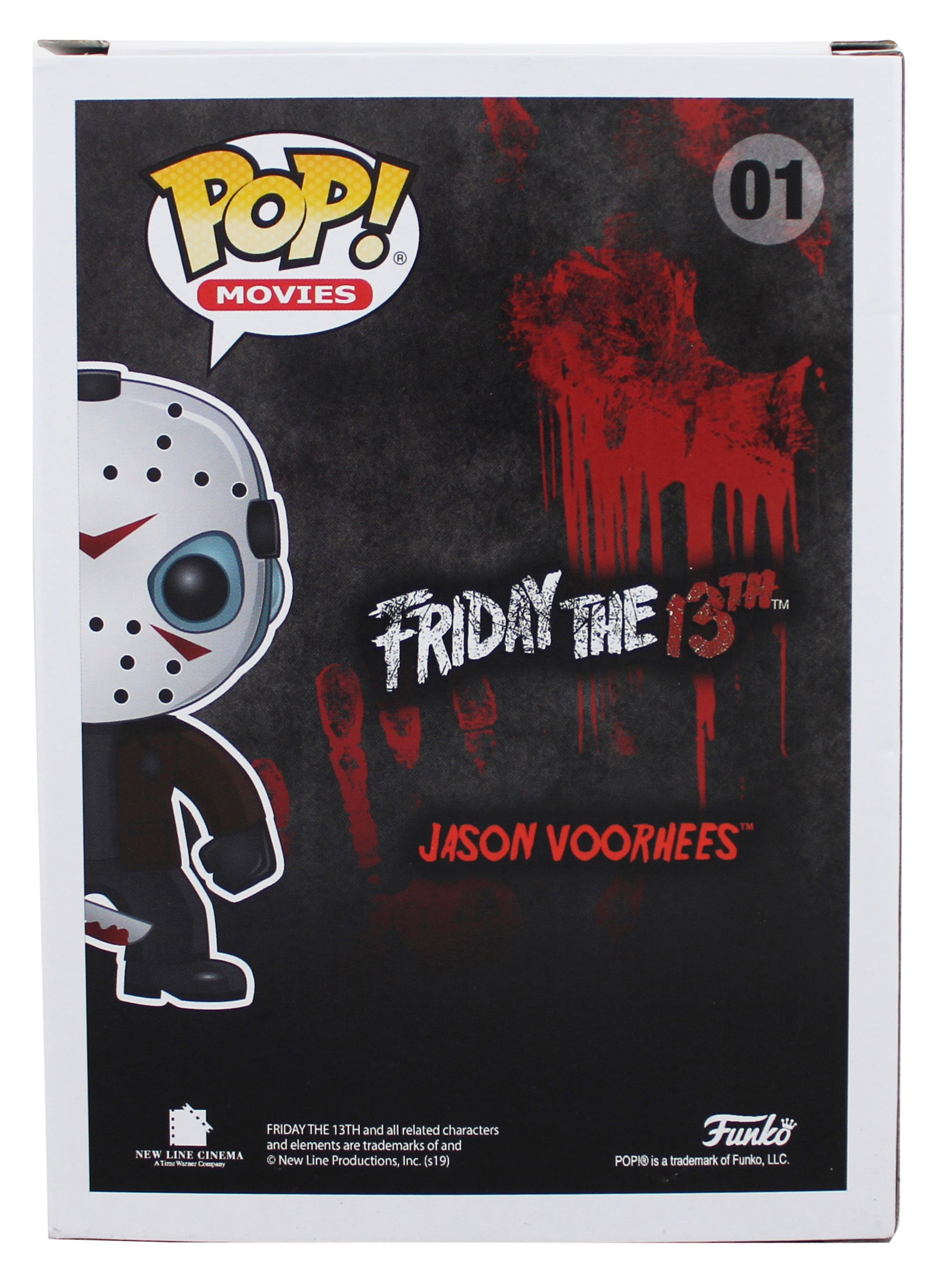 Ari Lehman "2x Insc" Signed Jason #01 Funko Pop Vinyl Figure BAS Wit #3W150407