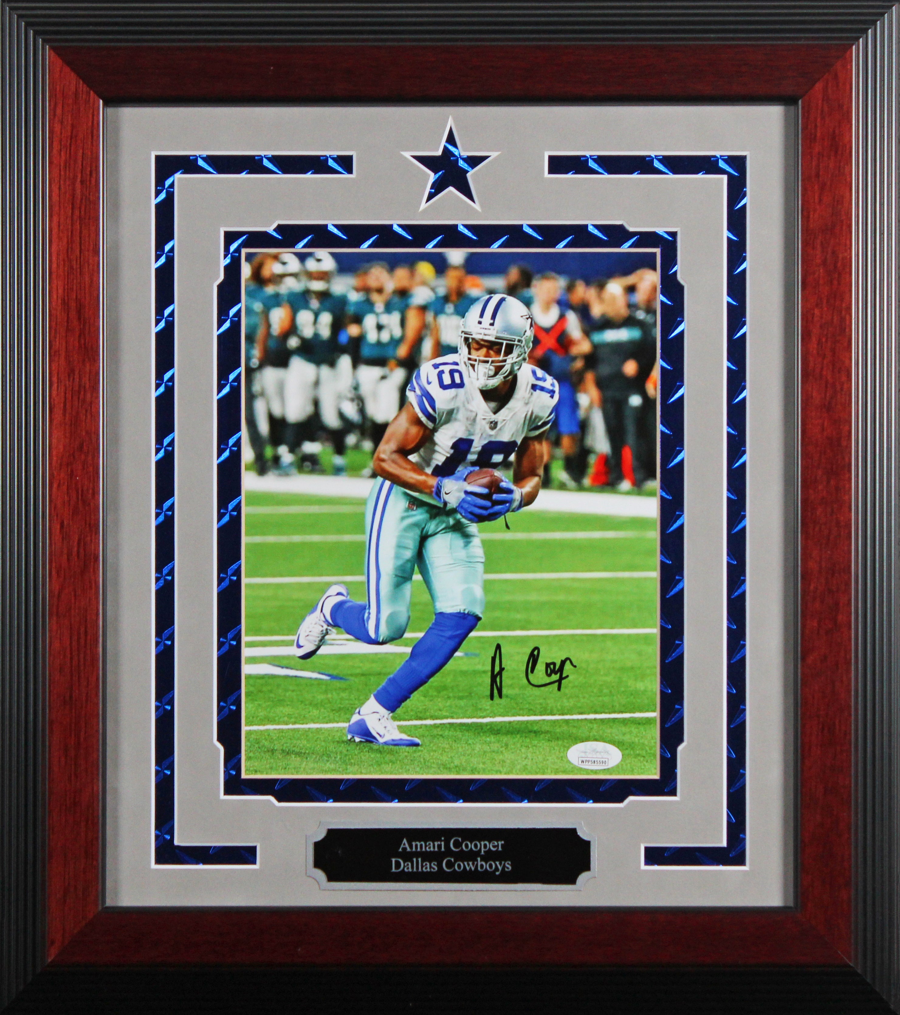 Cowboys Amari Cooper Authentic Signed 8x10 Framed Photo JSA Wit #WPP585590