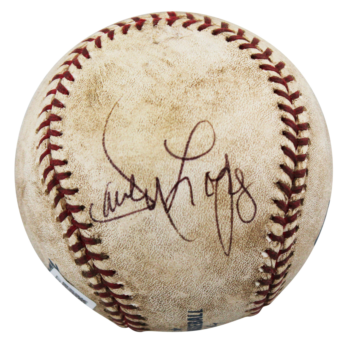 Dodgers Davey Lopes Authentic Signed Game Used Sellig OML Baseball BAS #BV70377