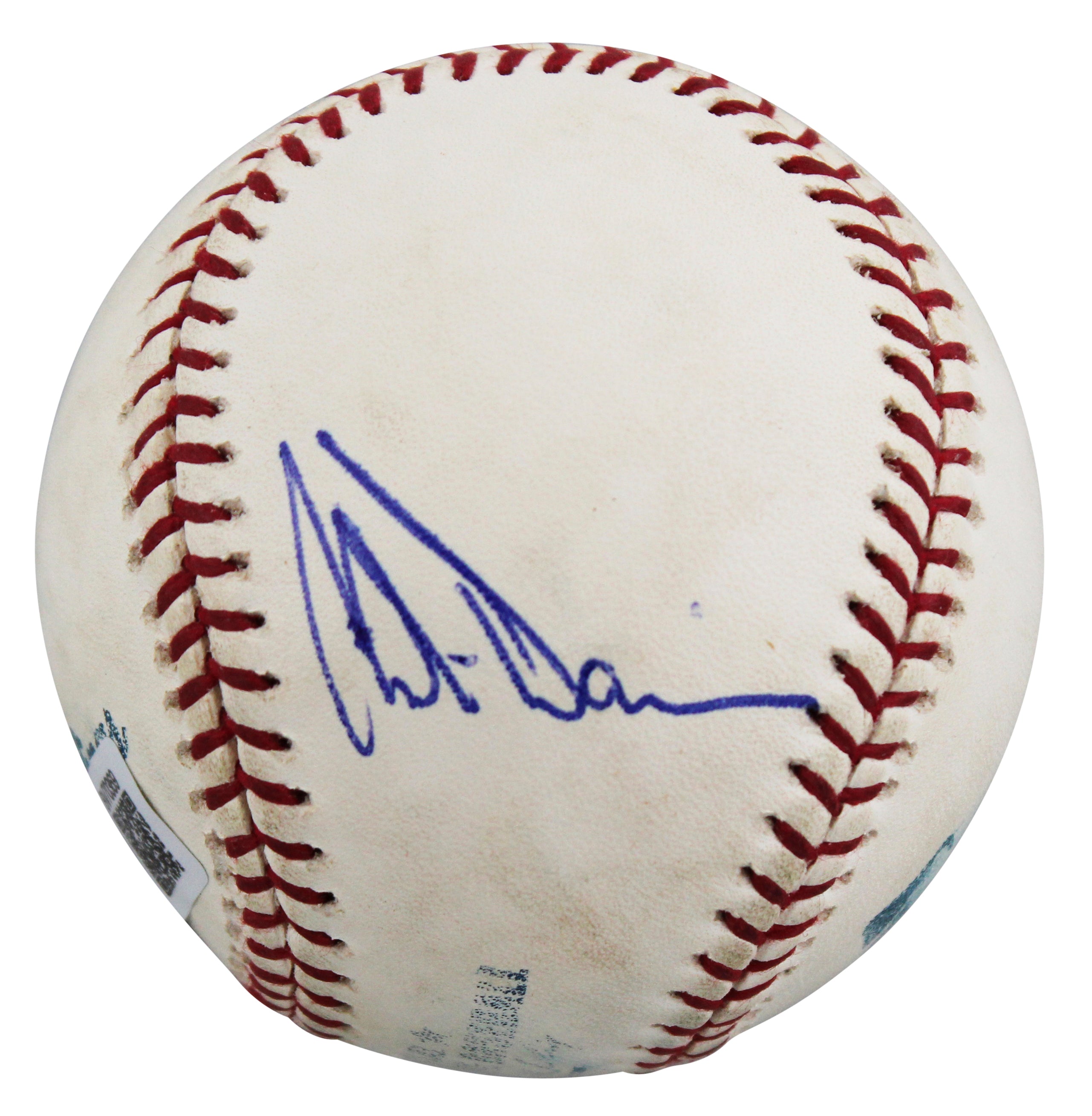 Giants Chili Davis Authentic Signed Game Used Selig OML Baseball BAS #BV70369