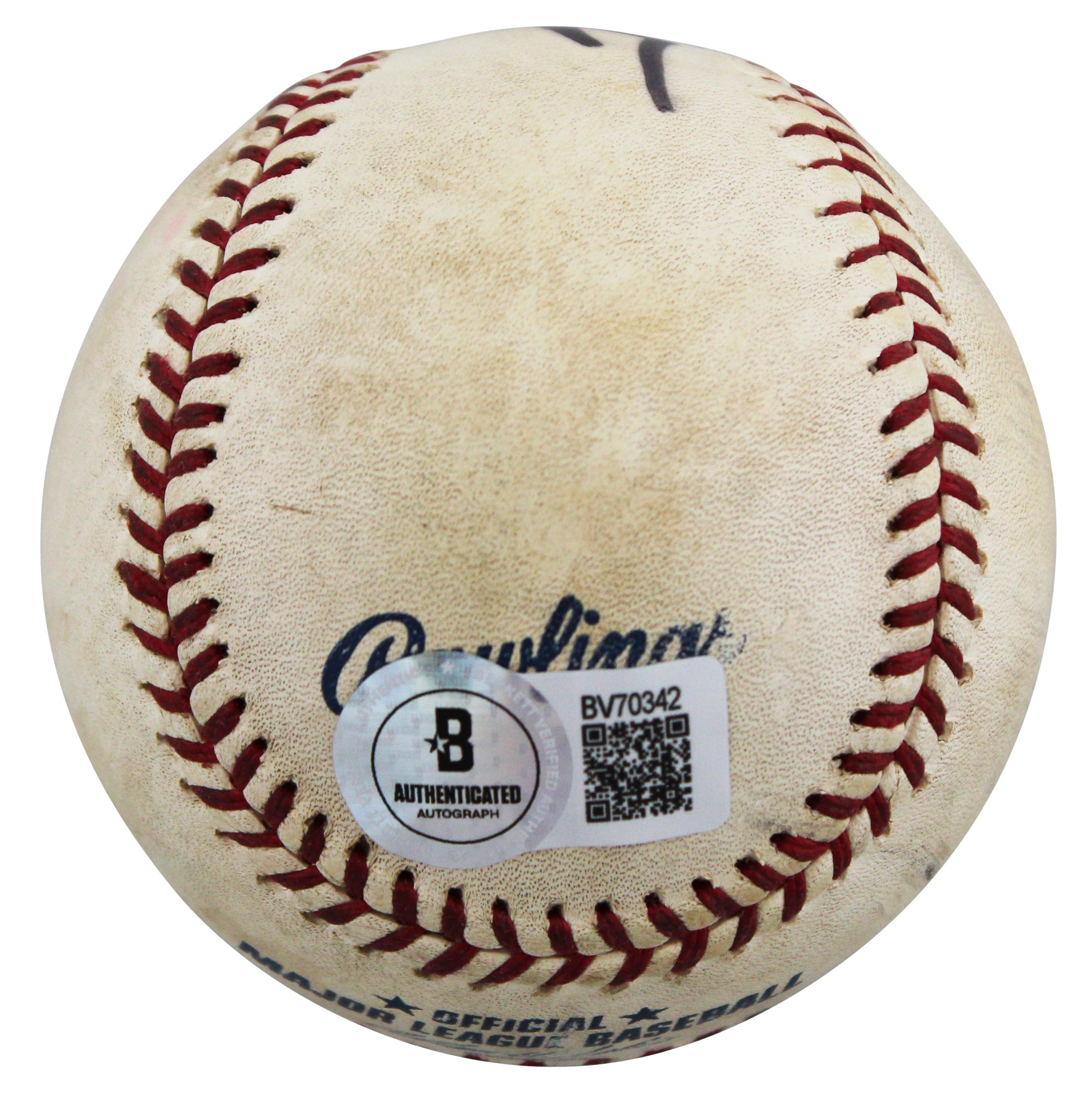 Padres Trevor Hoffman Authentic Signed Game Used Selig OML Baseball BAS #BV70342
