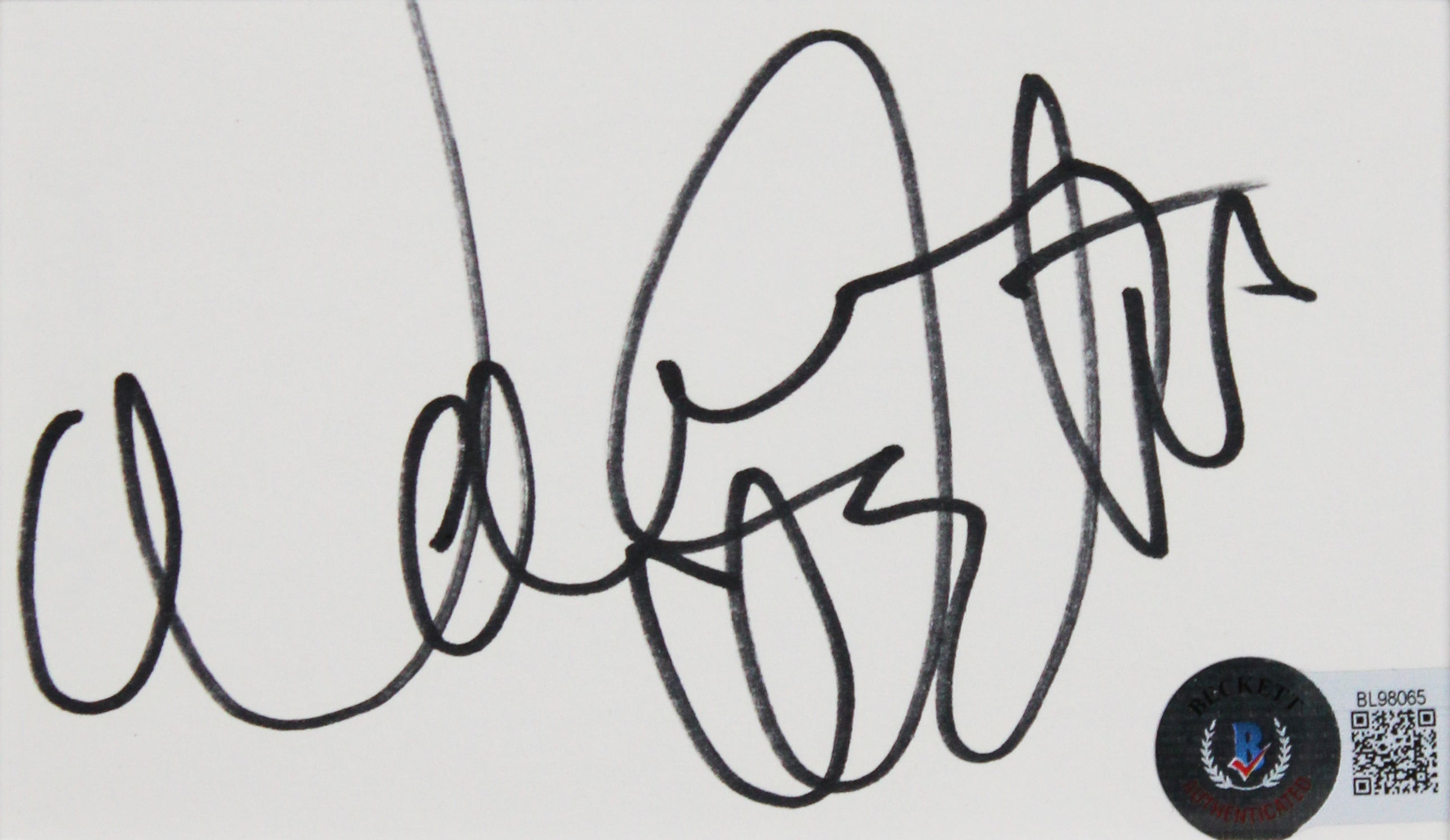 Danny DeVito Batman Authentic Signed & Framed 3x5 Index Card Autographed BAS