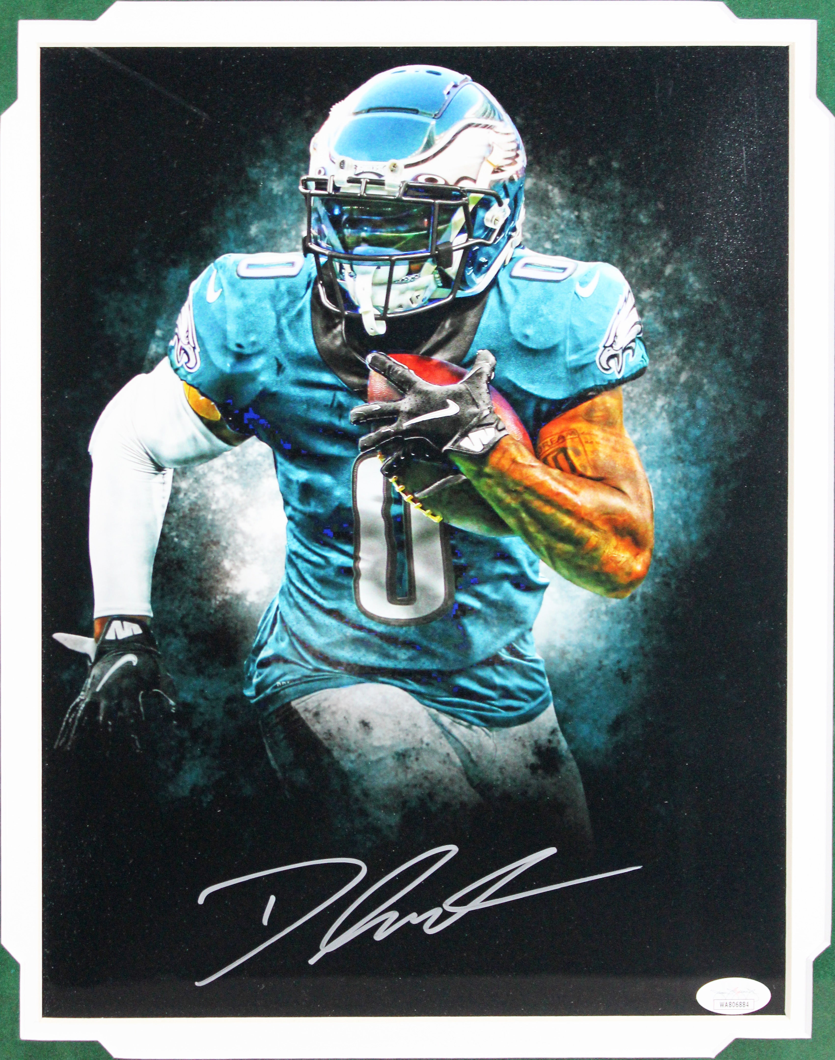 Eagles D'Andre Swift Authentic Signed 11x14 Framed Photo JSA #WA806884