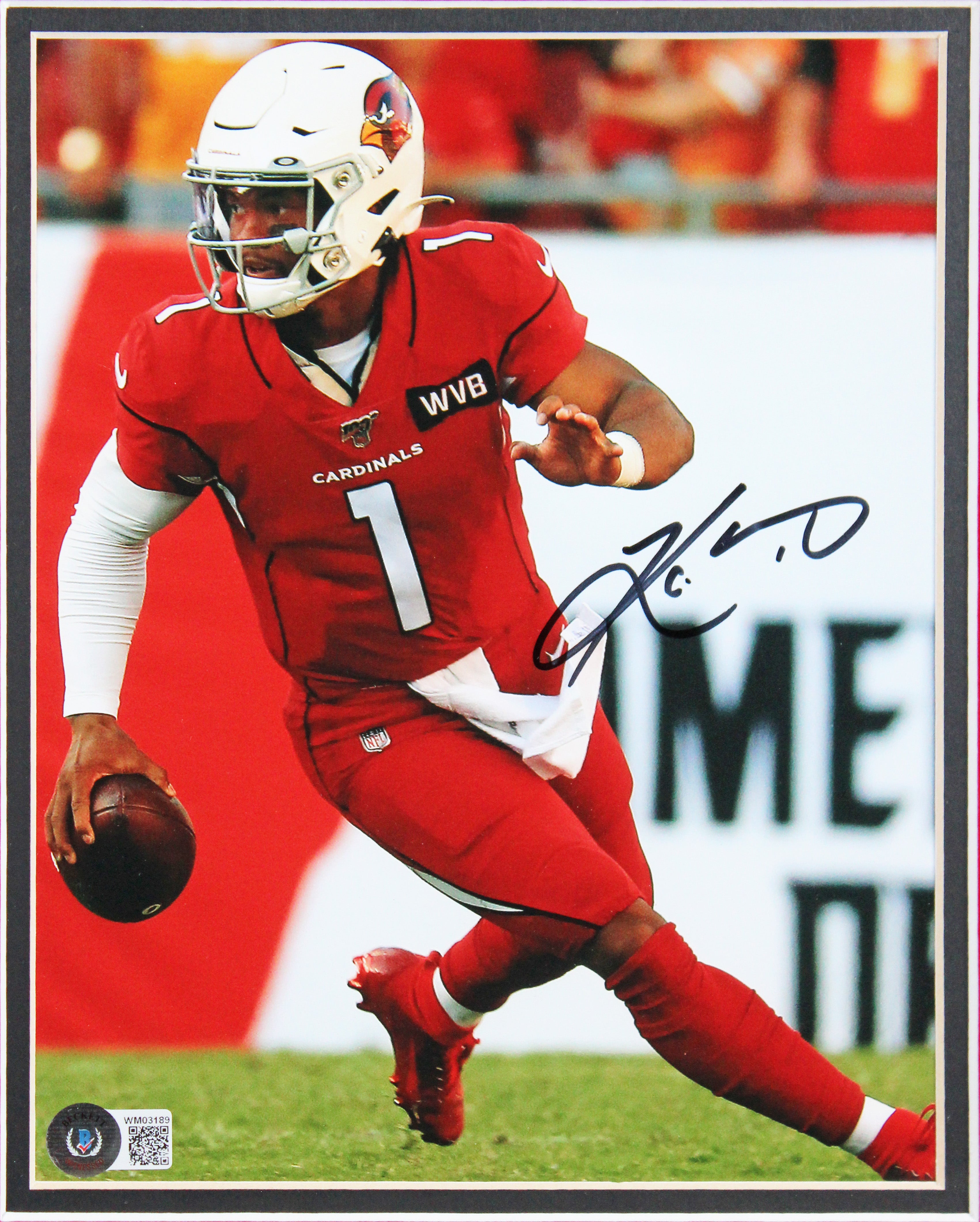 Cardinals Kyler Murray Authentic Signed 8x10 Framed Photo BAS #WM03189