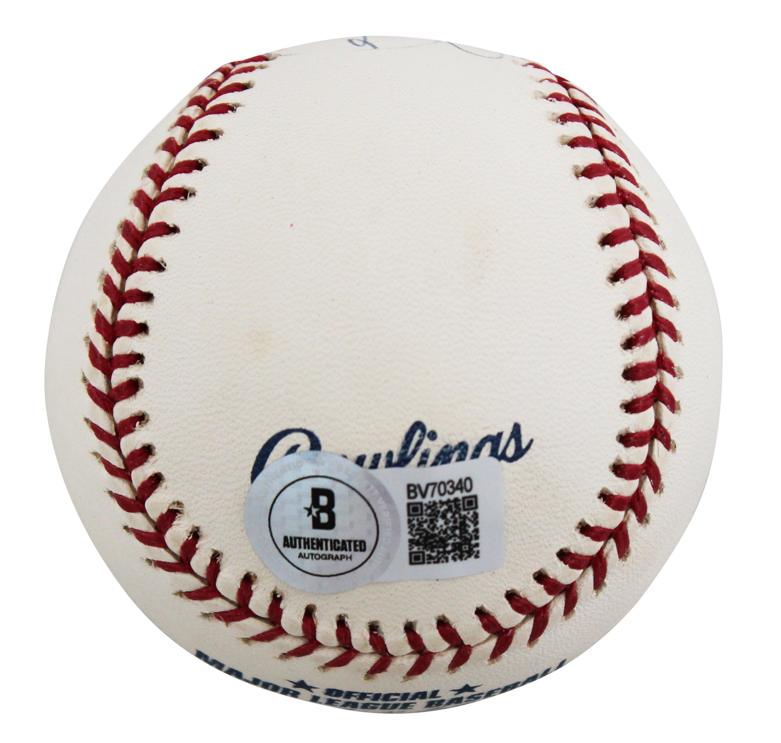 Padres Andy Benes Authentic Signed Allen Selig OML Baseball BAS #BV70340