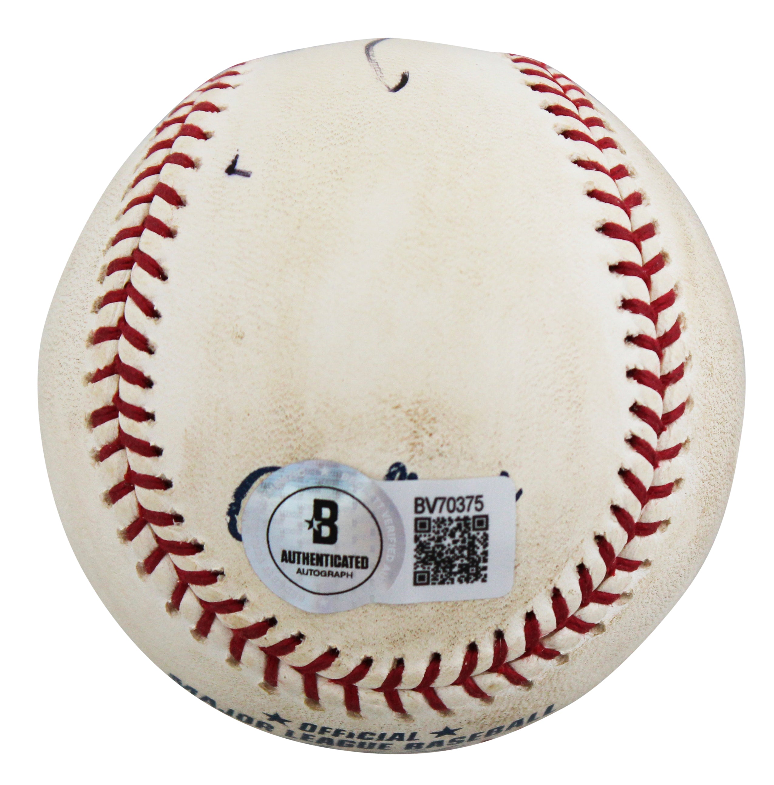 Athletics Jason Giambi Signed Game Used Allen Selig OML Baseball BAS #BV70375