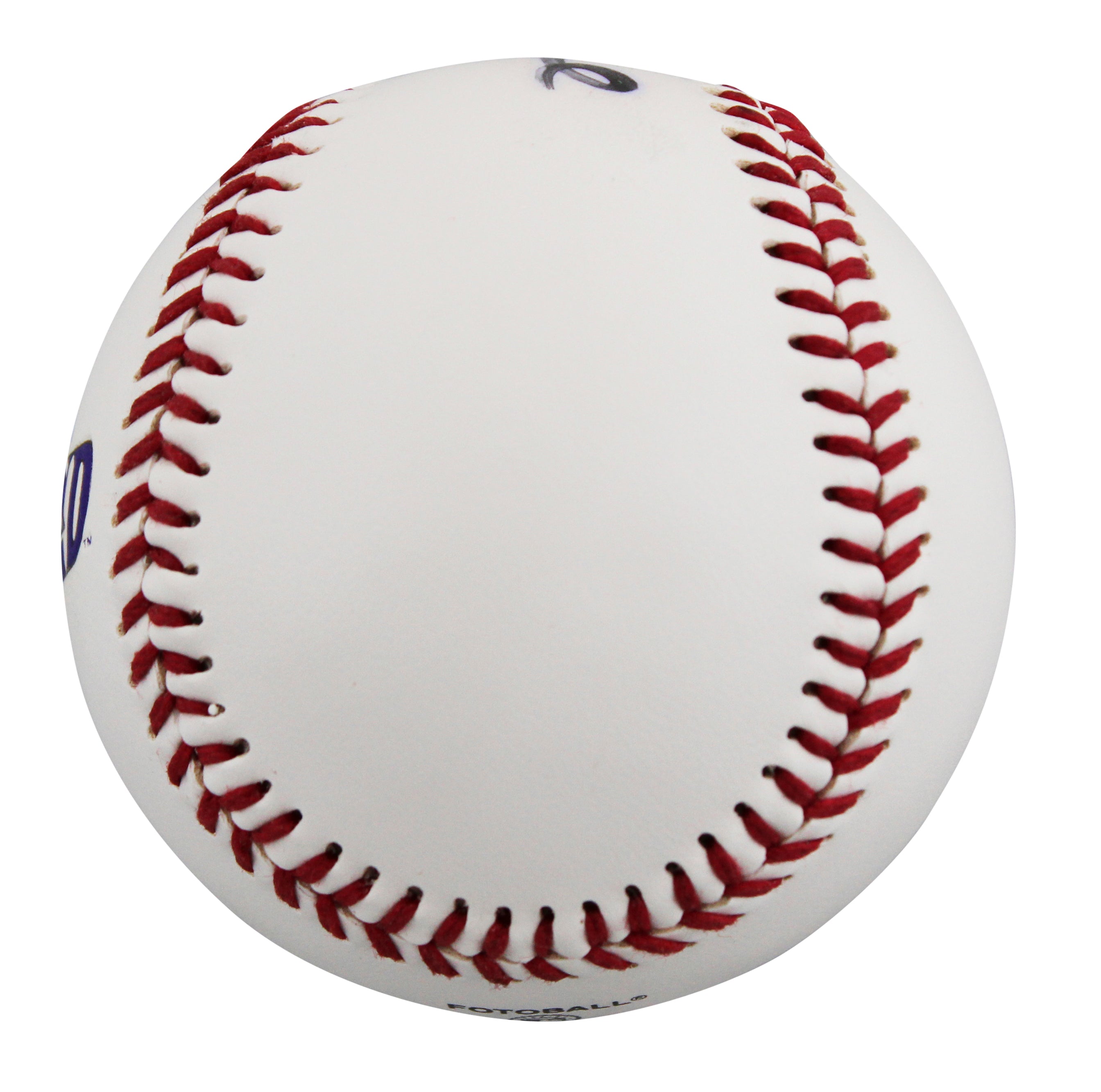 D-Backs Mark Grace Authentic Signed Logo Fotoball Baseball BAS #BV70357