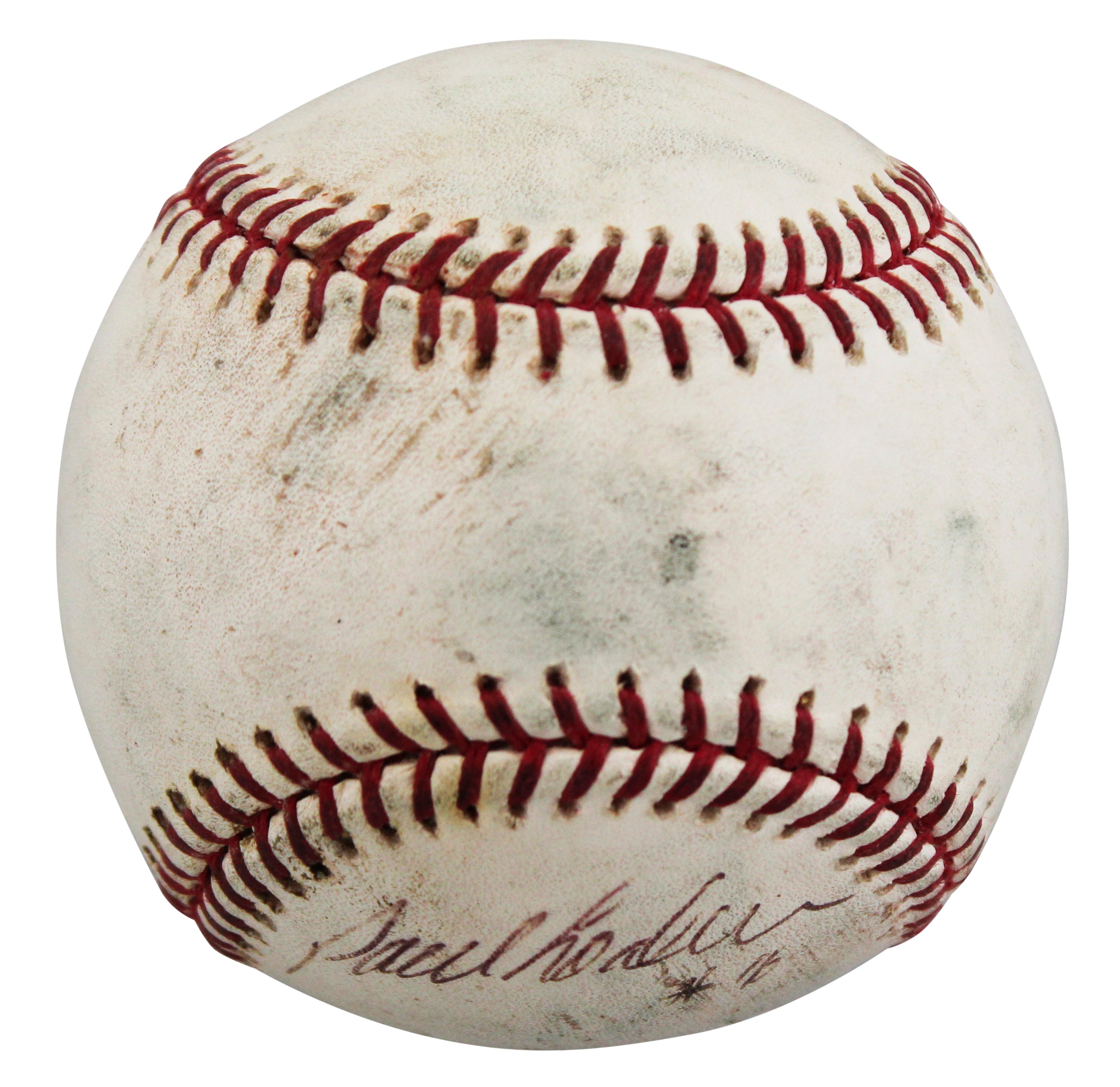 Dodgers Paul Lo Duca Authentic Signed Game Used Selig OML Baseball BAS #BV70358