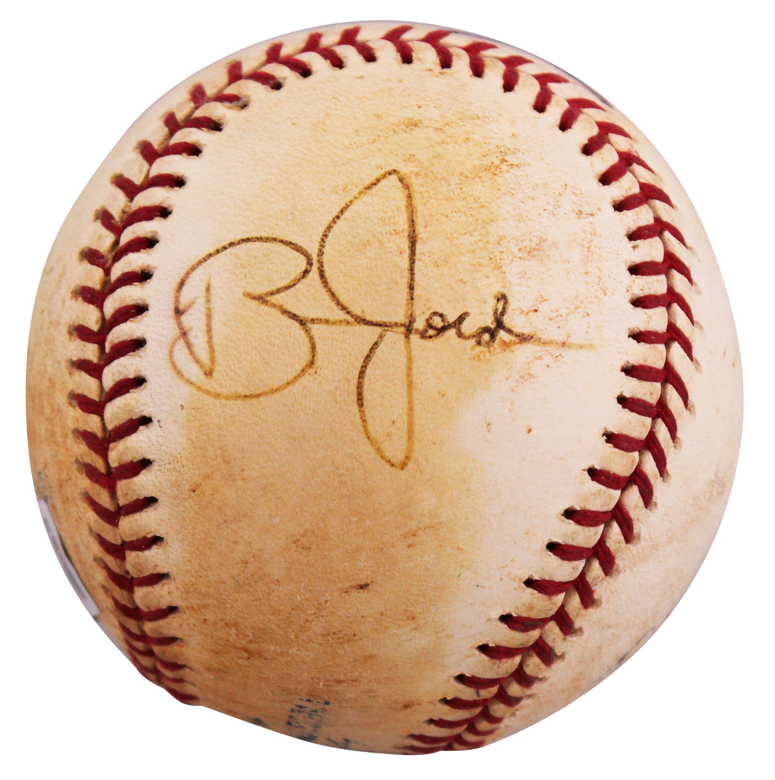 Cardinals Brian Jordan Authentic Signed Allen Selig OML Baseball BAS #BV70360