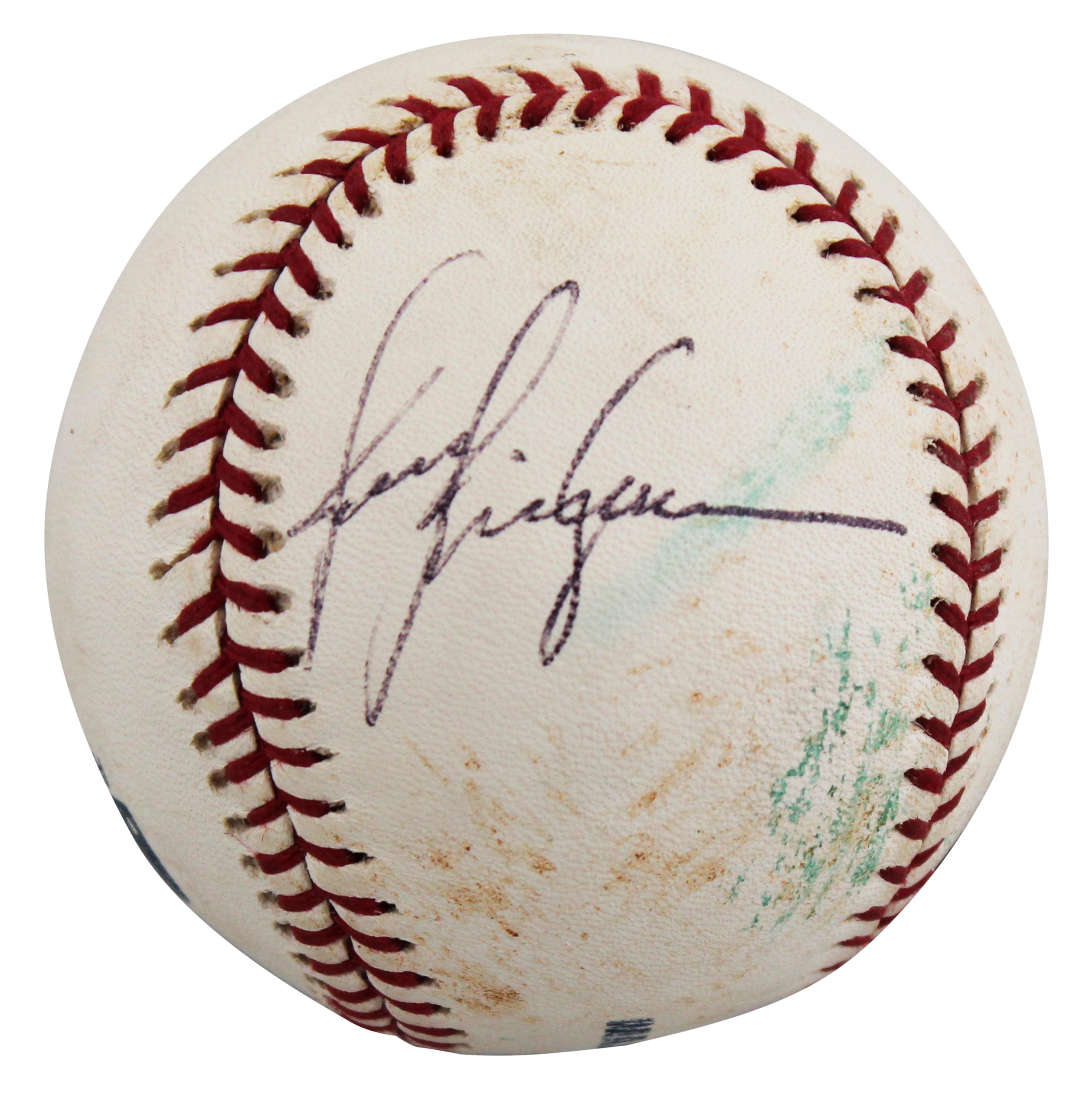 Cardinals Jason Isringhausen Authentic Signed Selig OML Baseball BAS #BV70361