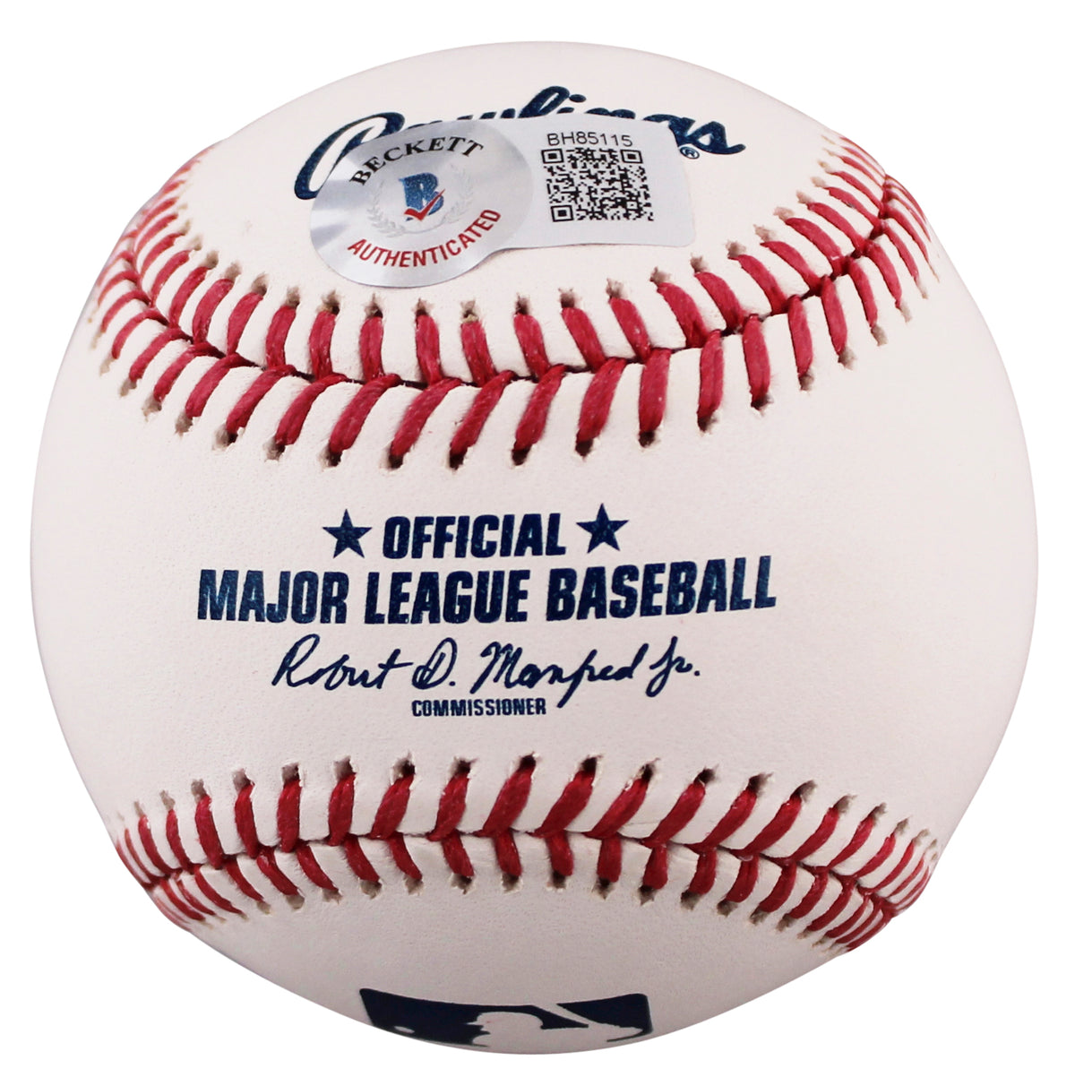 Mariners J.P. Crawford Authentic Signed OML Baseball Autographed BAS #BH85115