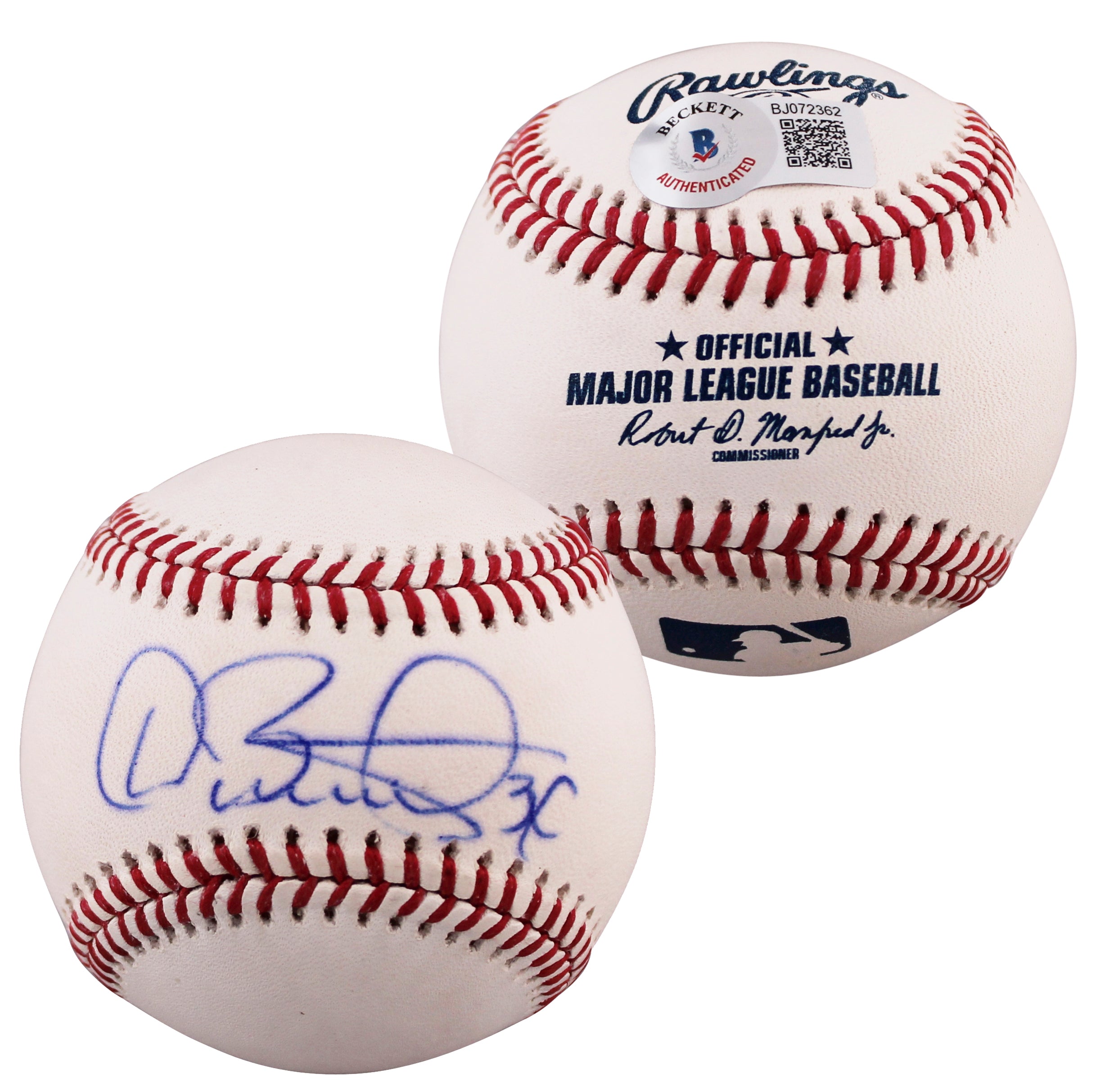 Athletics Dave Stewart Authentic Signed OML Baseball Autographed BAS #BJ072362