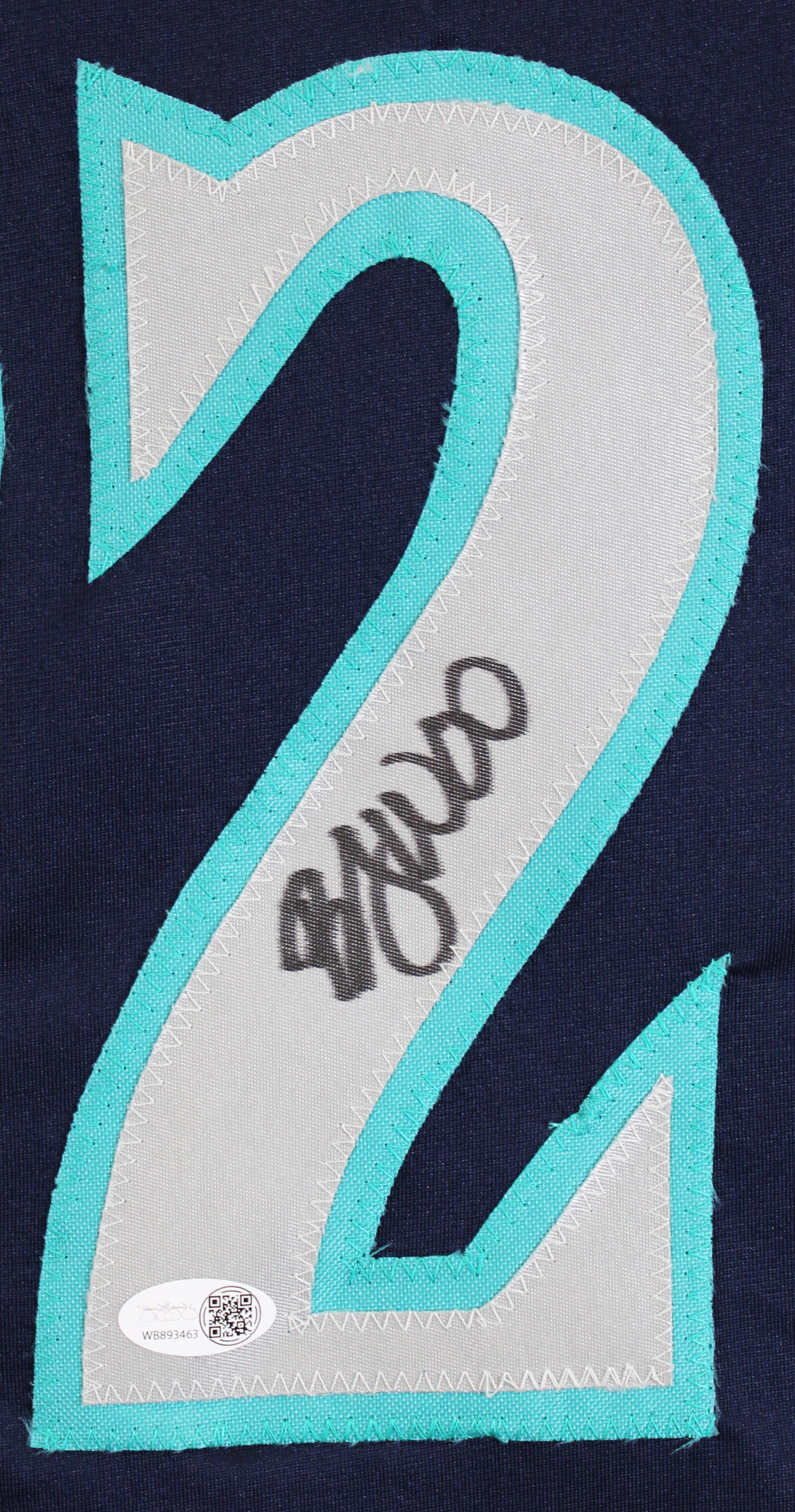 Bryan Woo Authentic Signed Navy Pro Style Jersey Autographed BAS Witnessed