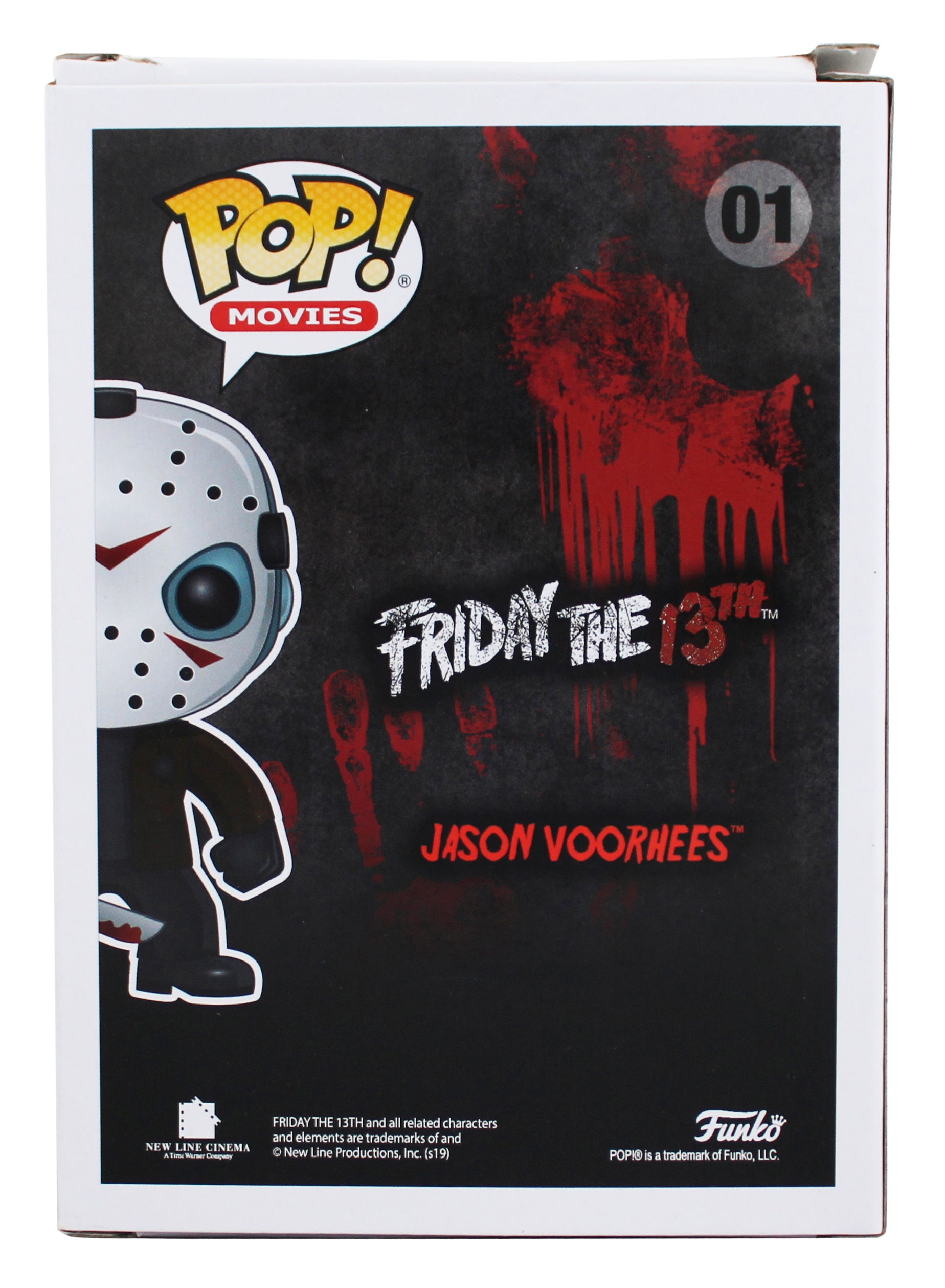 Ari Lehman "2x Insc" Signed Jason #01 Funko Pop Vinyl Figure BAS Wit #3W150409
